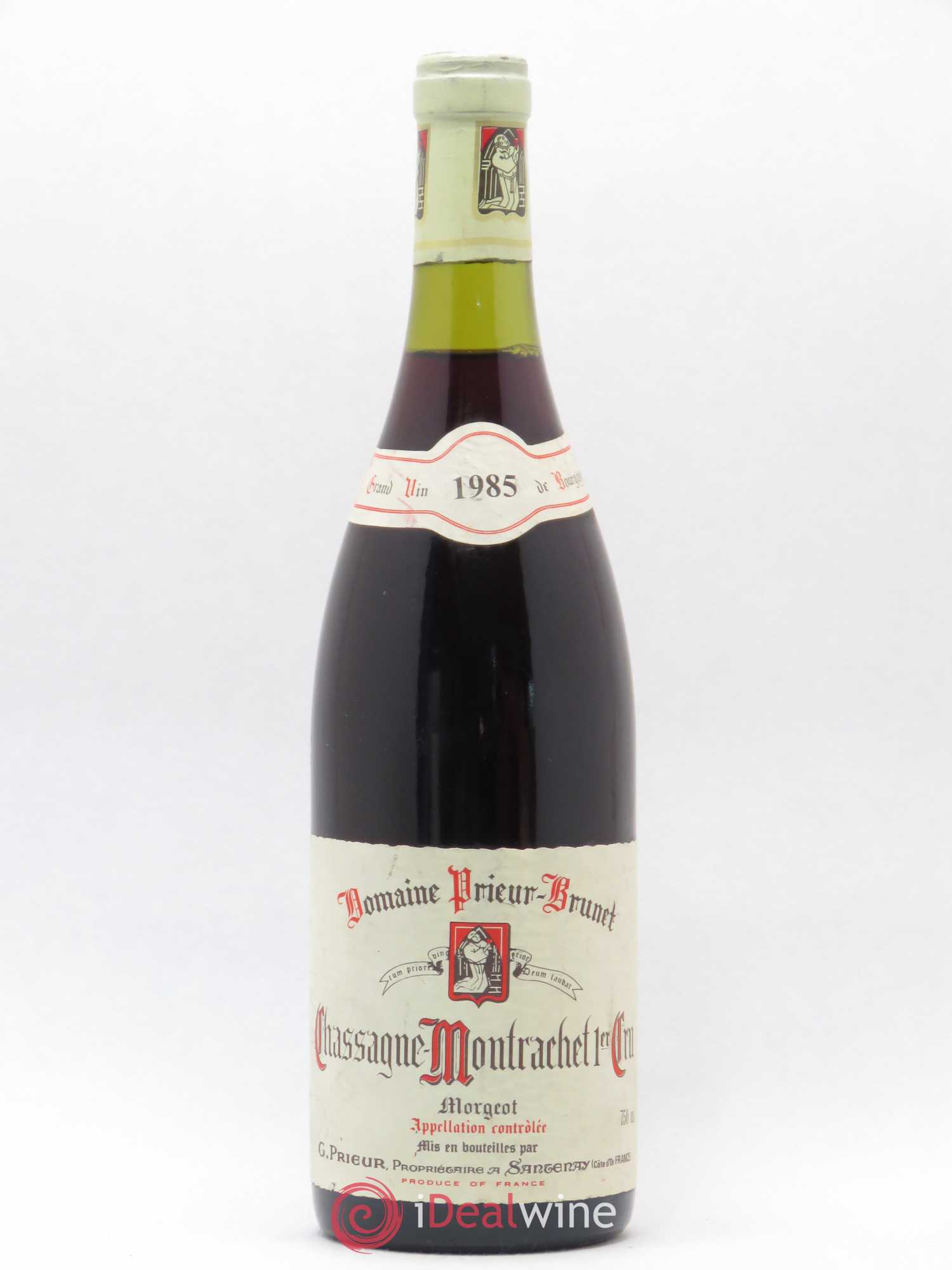 Chassagne-Montrachet 1er Cru Morgeot Prieur Brunet 1985 - Lot de 1 bouteille - 0