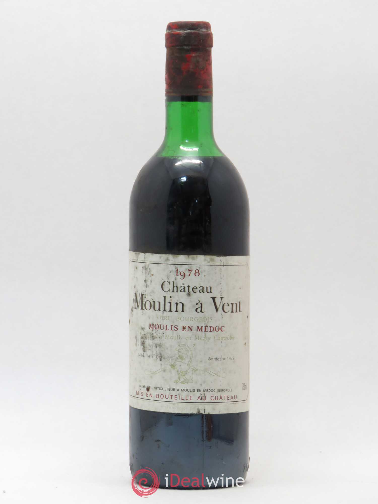 Château Moulis Château Moulin à Vent 1978 - Posten von 1 Flasche - 0