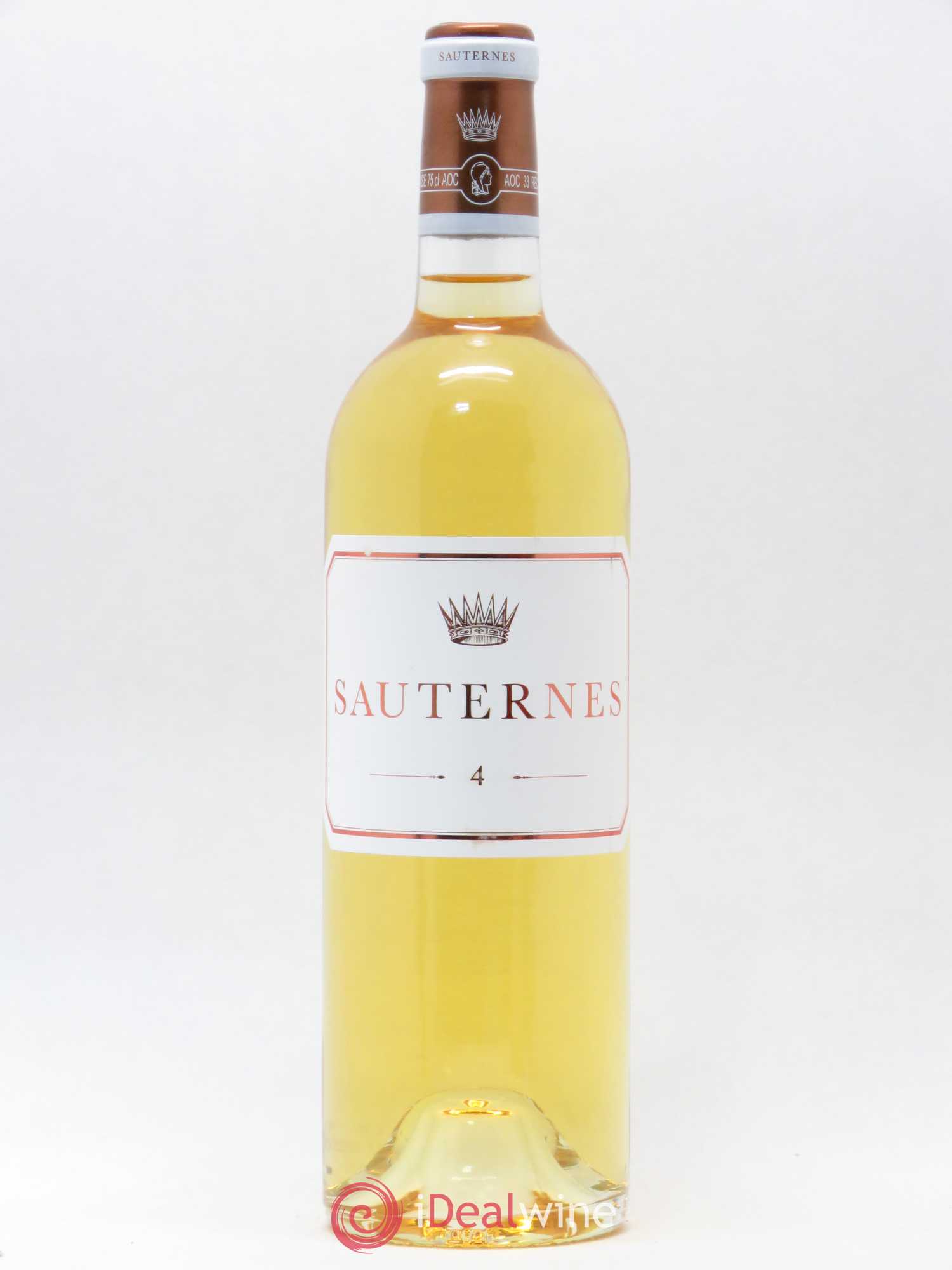 Sauternes Sauternes cuvée N°4 - Lot de 1 bouteille - 0