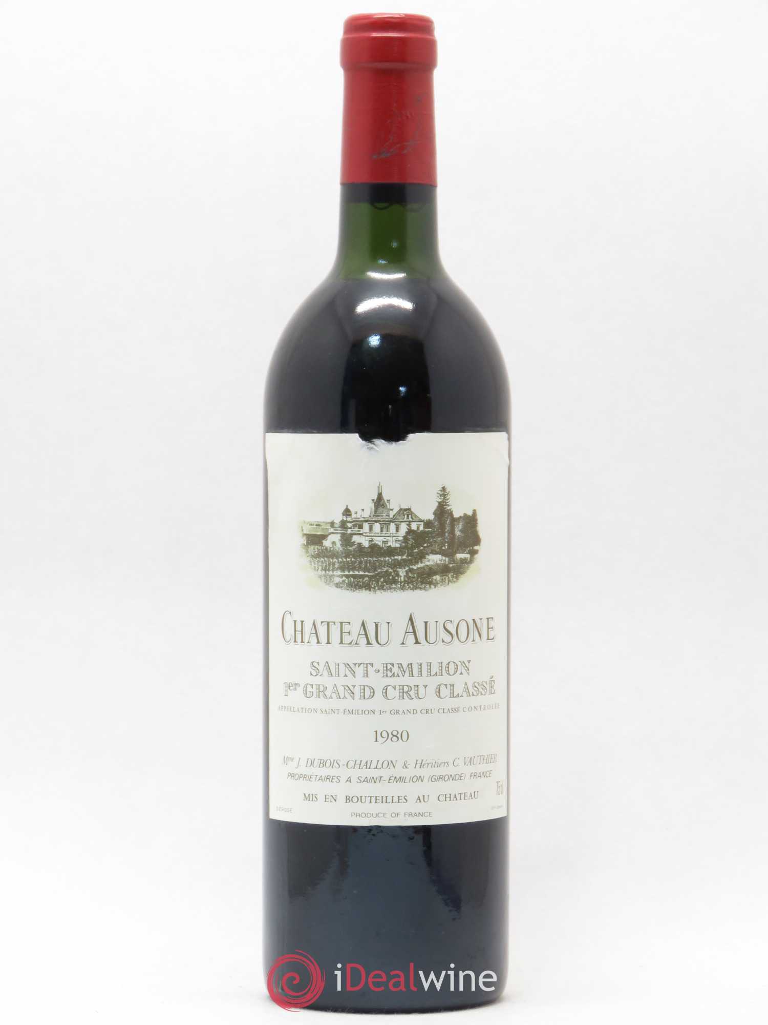 Château Ausone 1er Grand Cru Classé A 1980 - Lot de 1 bouteille - 0