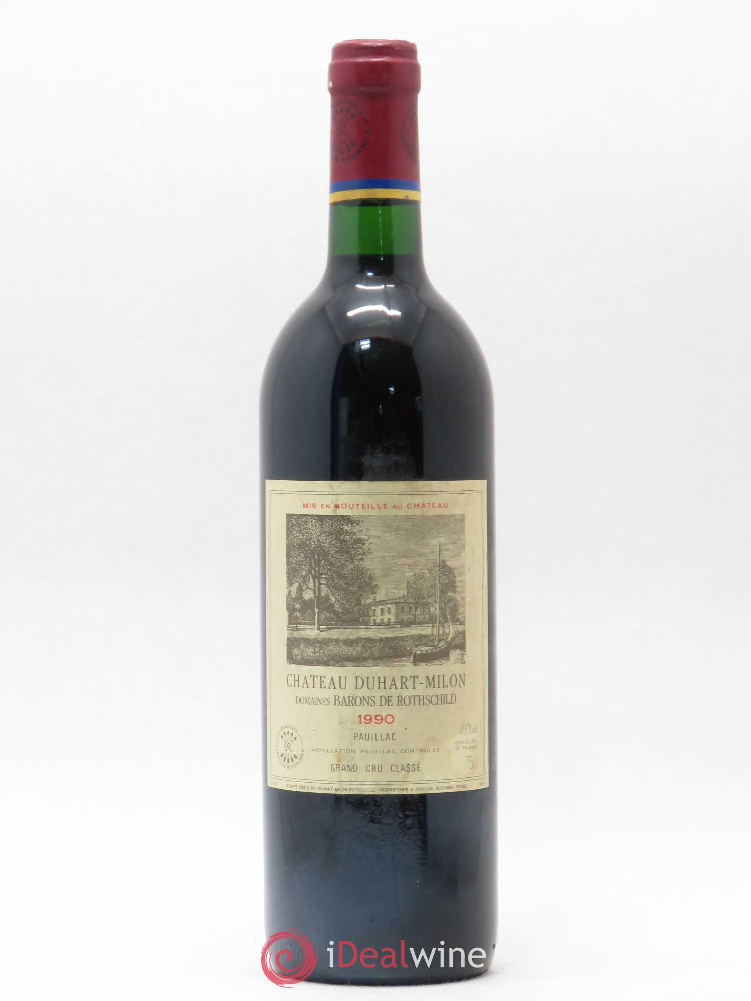 Château Duhart-Milon 4ème Grand Cru Classé 1990 - Lot de 1 bouteille - 0