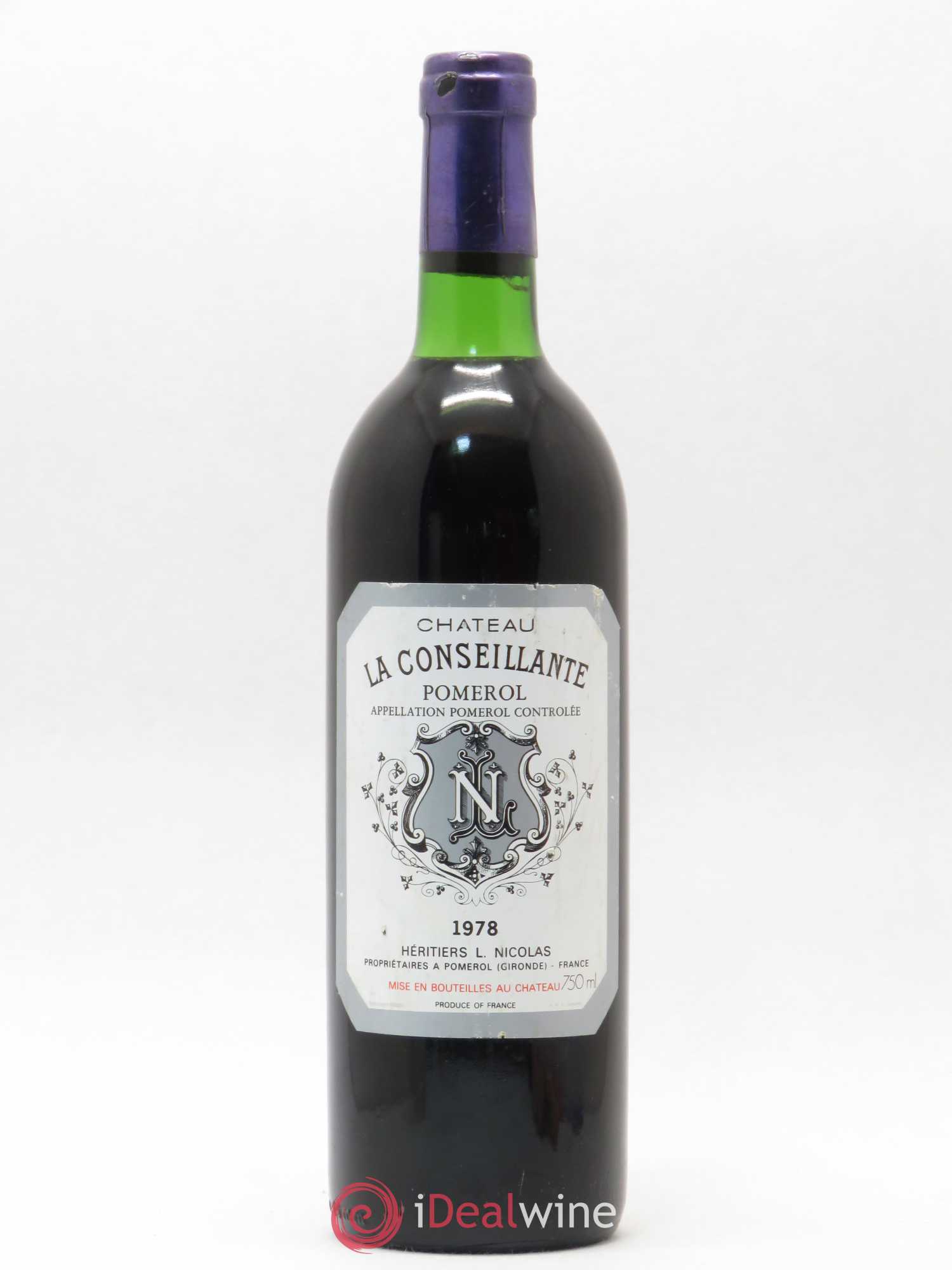 Château la Conseillante 1978 - Lot de 1 bouteille - 0