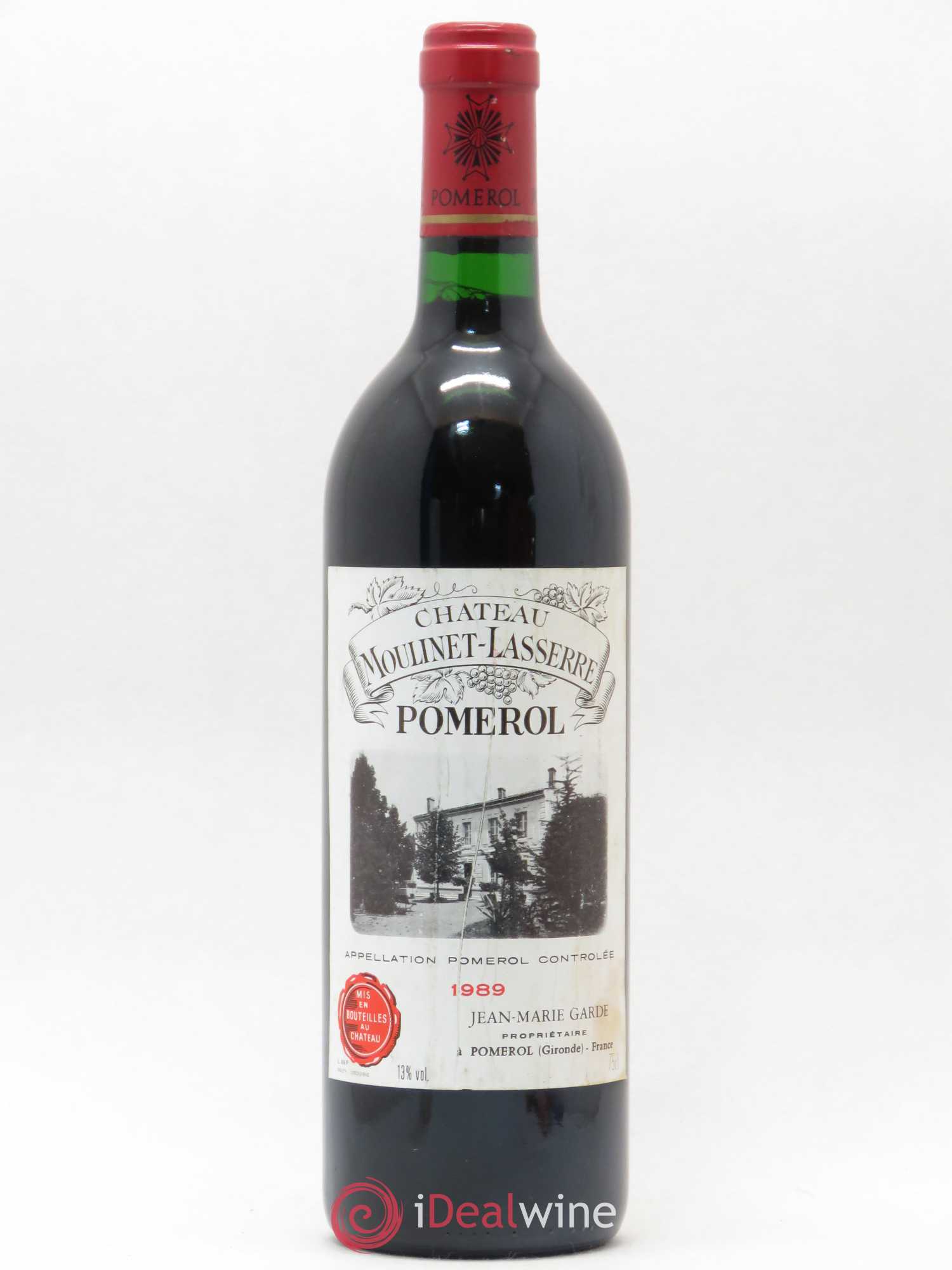 Château Moulinet Lasserre 1989 - Lot de 1 bouteille - 0