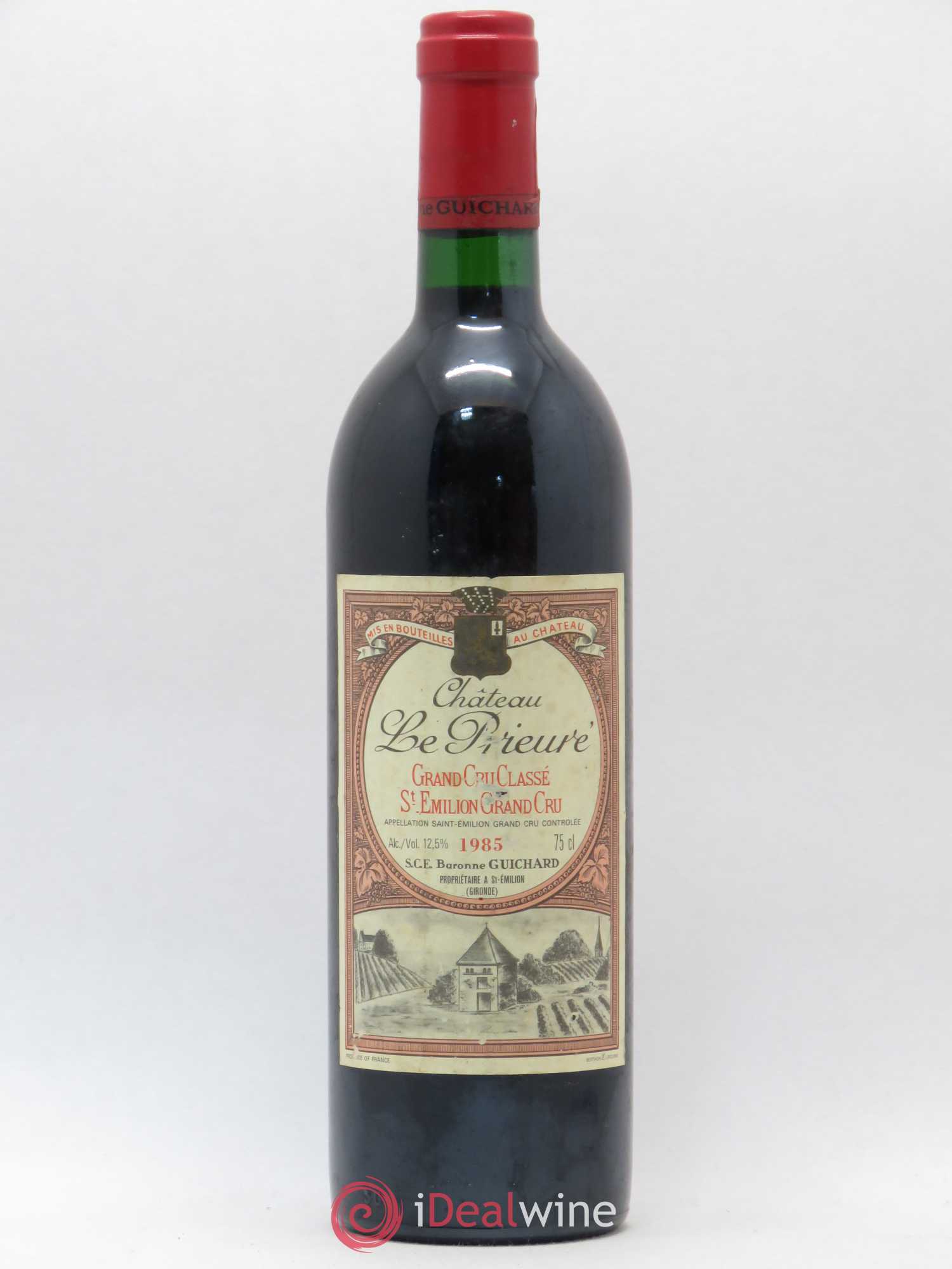 Saint-Émilion Grand Cru Château le Prieuré 1985 - Lot de 1 bouteille - 0