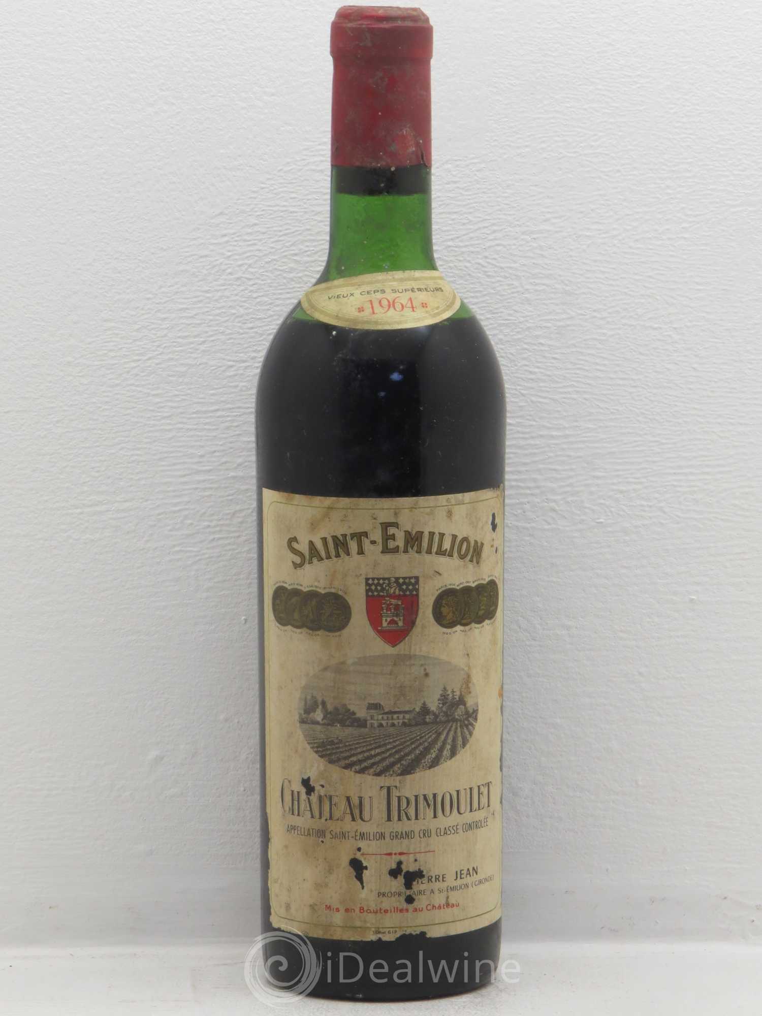 Château Trimoulet 1964 - Lot de 1 bouteille - 0