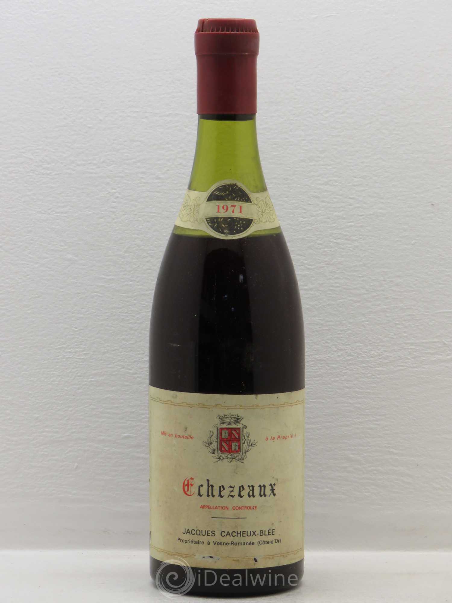 Echezeaux Grand Cru Cacheux 1971 - Lot de 1 bouteille - 0