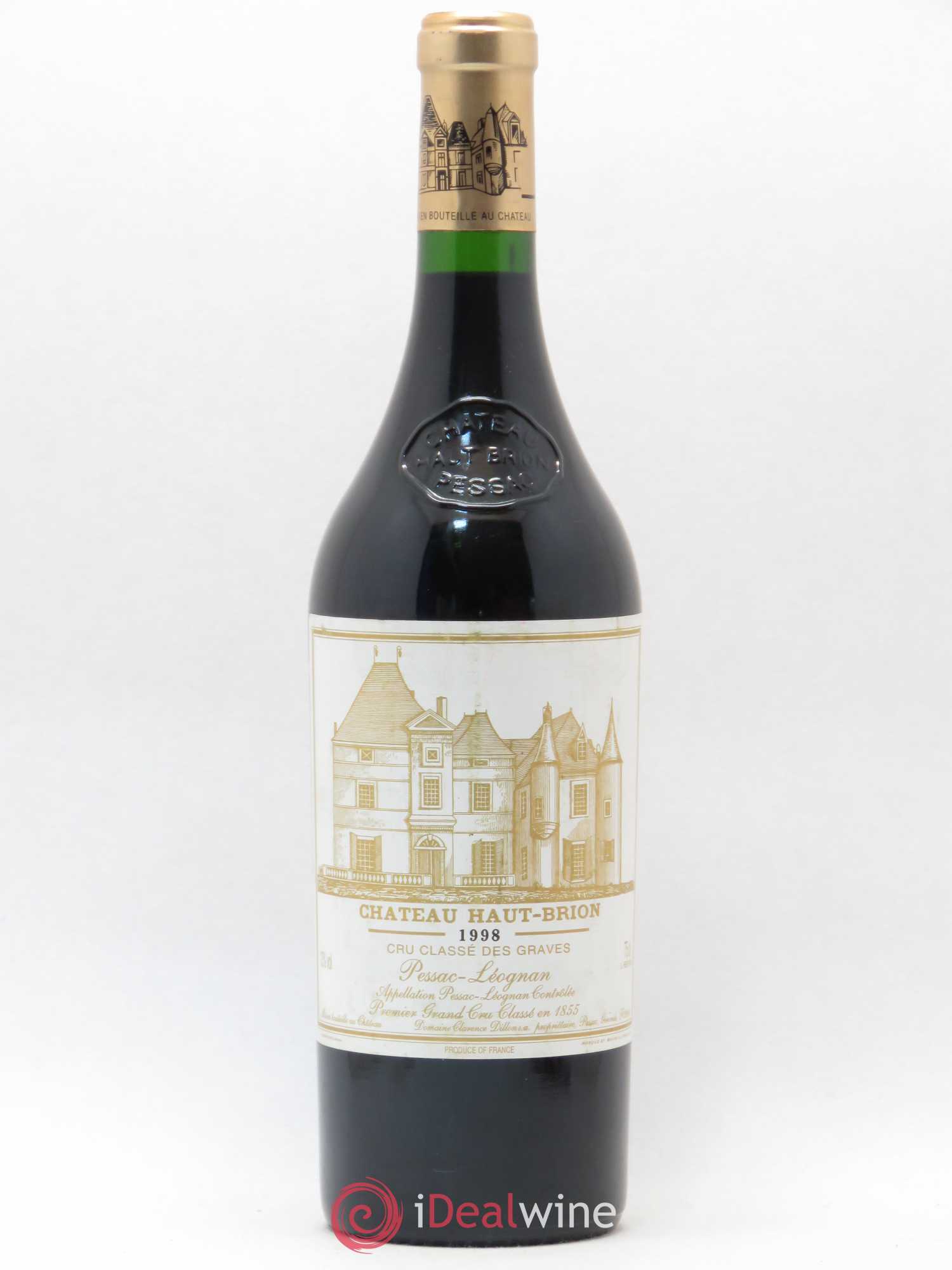 Château Haut Brion 1er Grand Cru Classé 1998 - Lot de 1 bouteille - 0