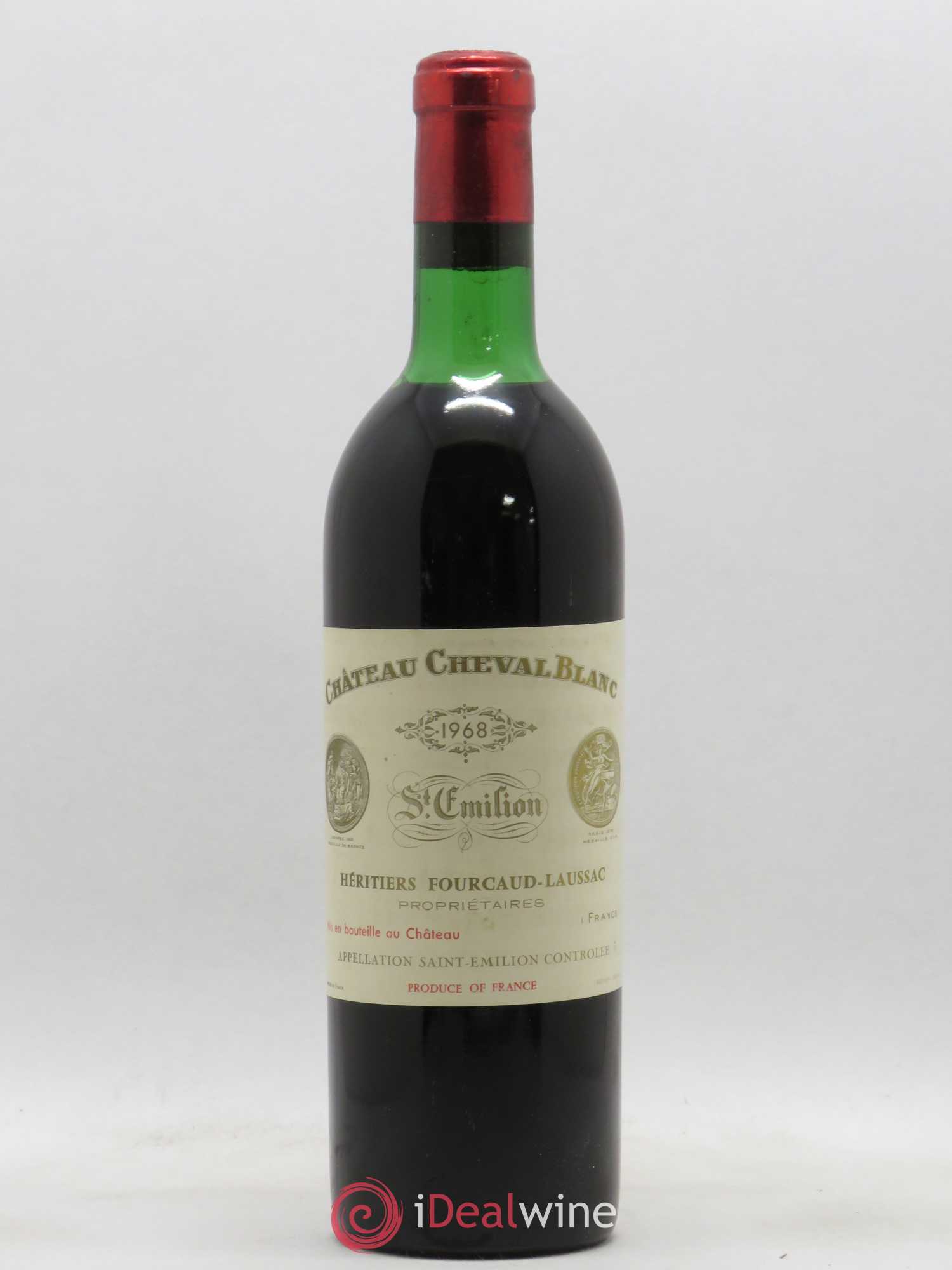 Château Cheval Blanc 1er Grand Cru Classé A 1968 - Lot de 1 bouteille - 0