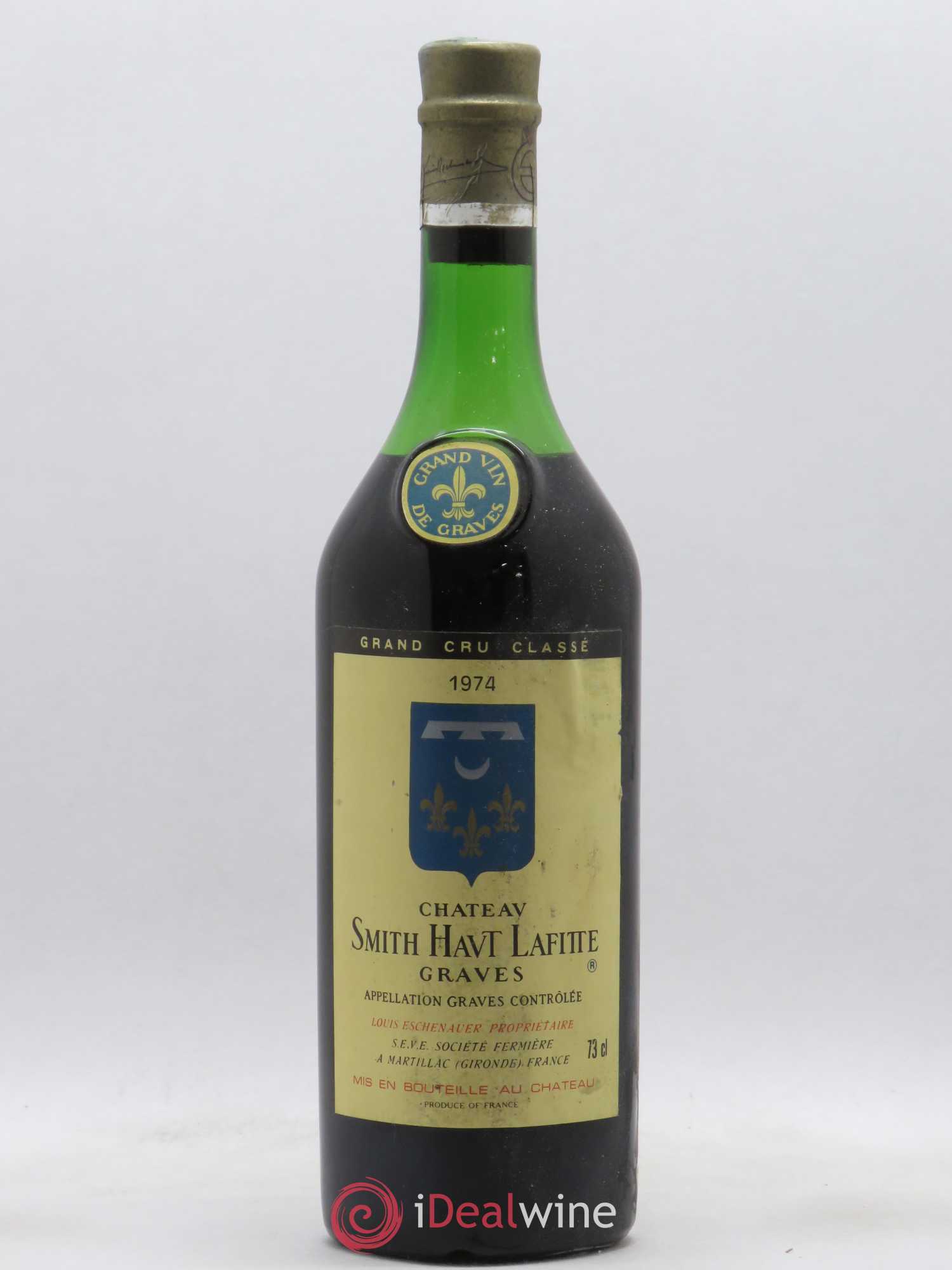 Château Smith Haut Lafitte Cru Classé de Graves (sans prix de réserve) 1974 - Lot de 1 bouteille - 0