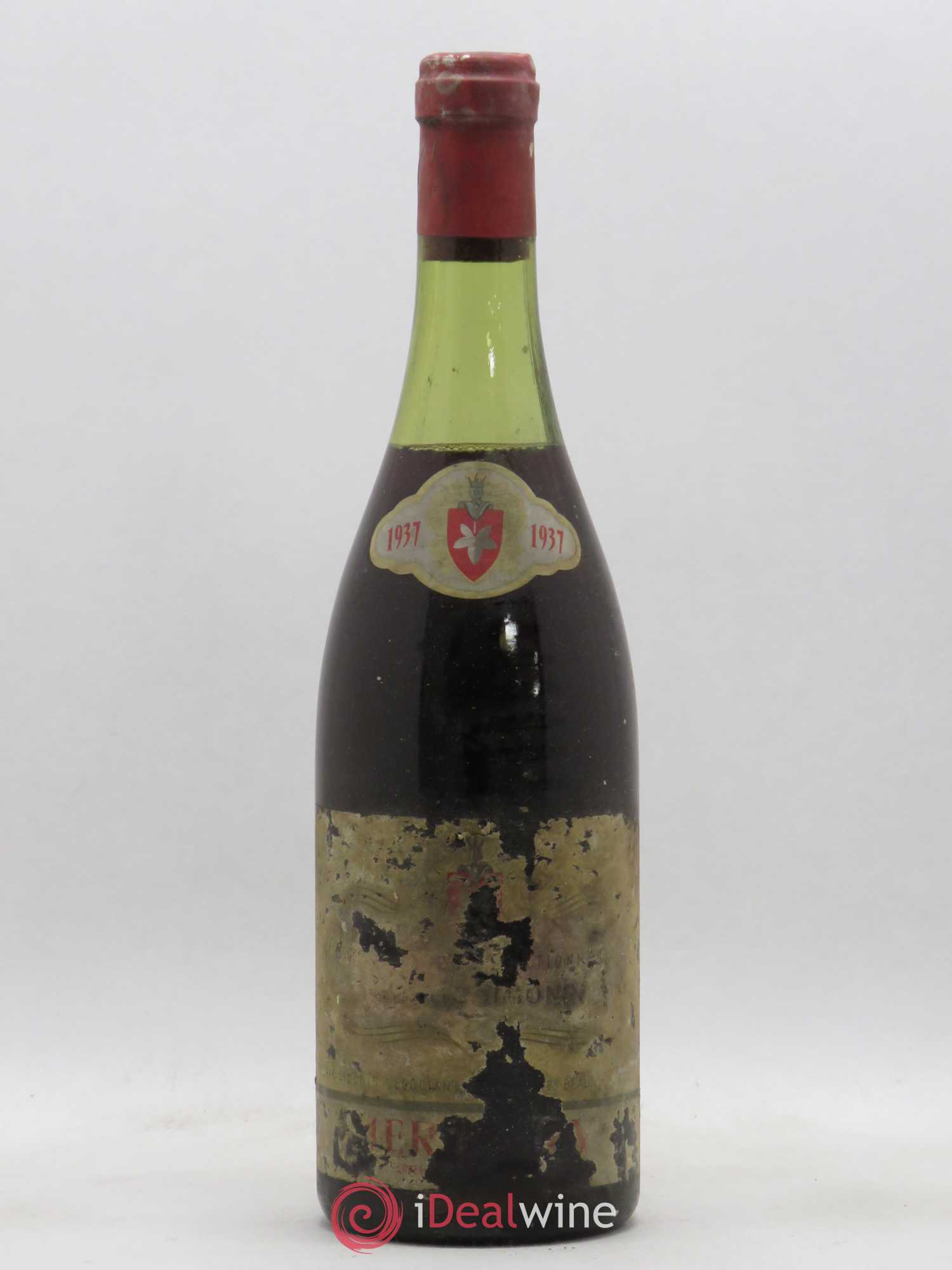 Mercurey Albert Simonin (sans prix de réserve) 1937 - Posten von 1 Flasche - 0