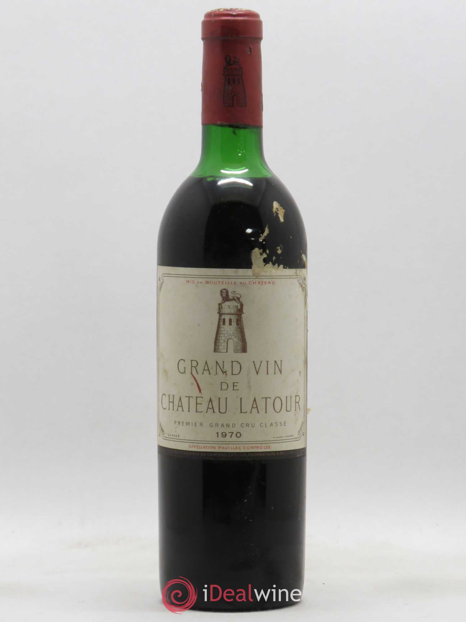 Château Latour 1er Grand Cru Classé 1970 - Lot de 1 bouteille - 0