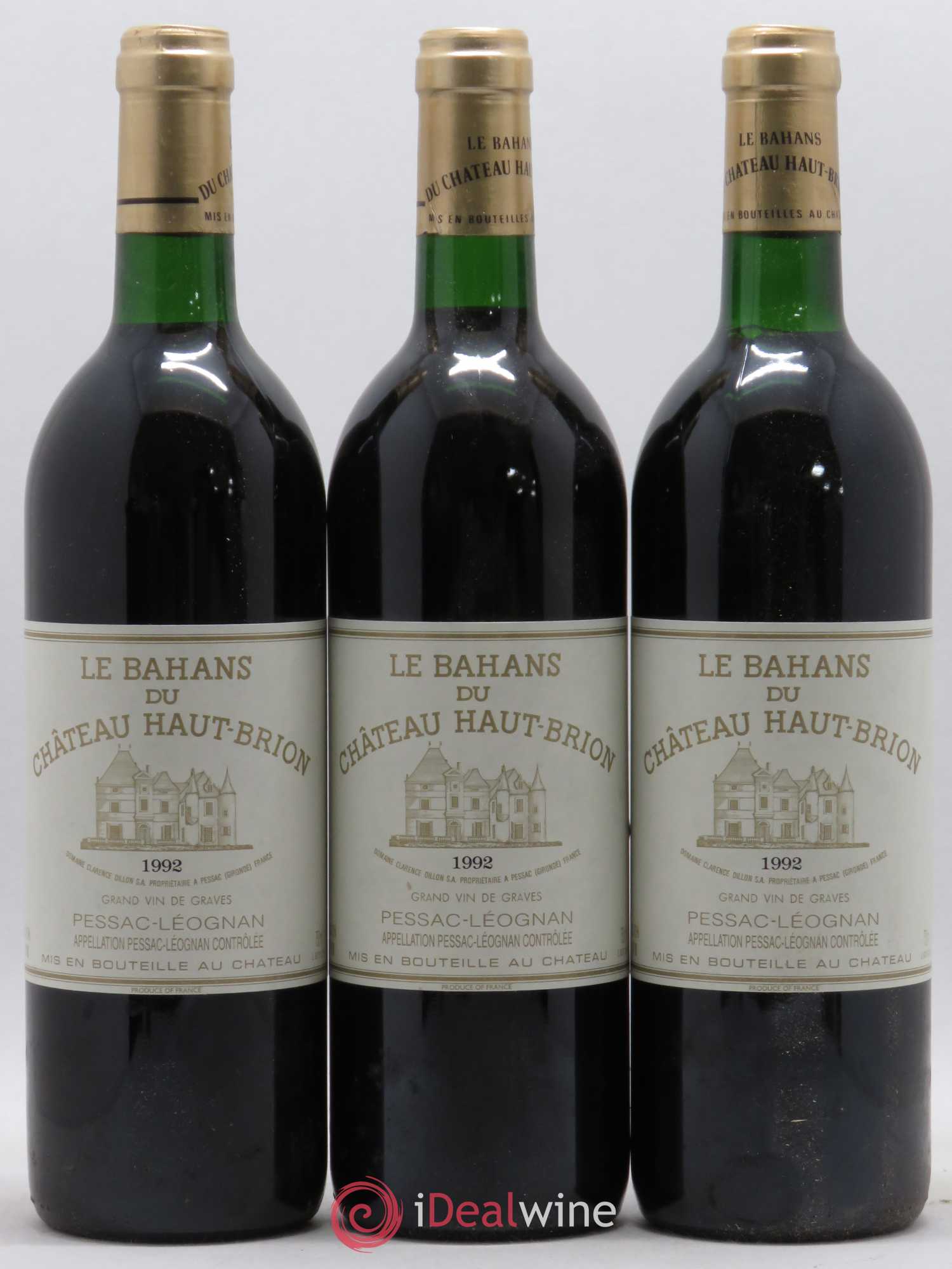 Clarence (Bahans) de Haut-Brion Second Vin 1992 - Lot de 12 bouteilles - 2