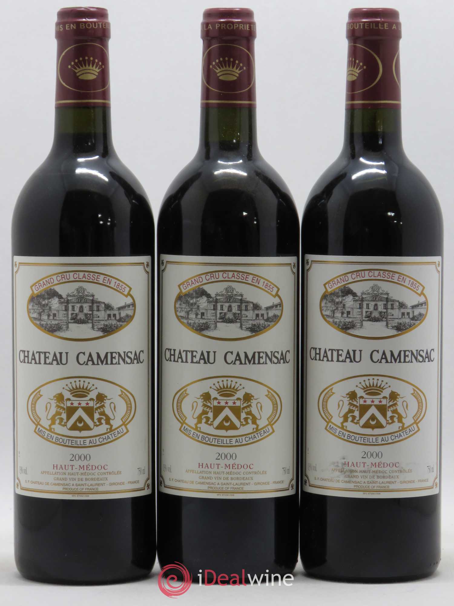 Château Camensac 5ème Grand Cru Classé 2000 - Lot de 12 bouteilles - 4