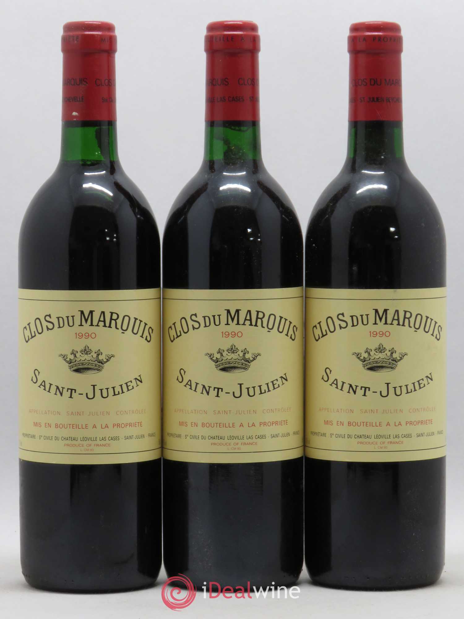 Clos du Marquis 1990 - Lot de 6 bouteilles - 2