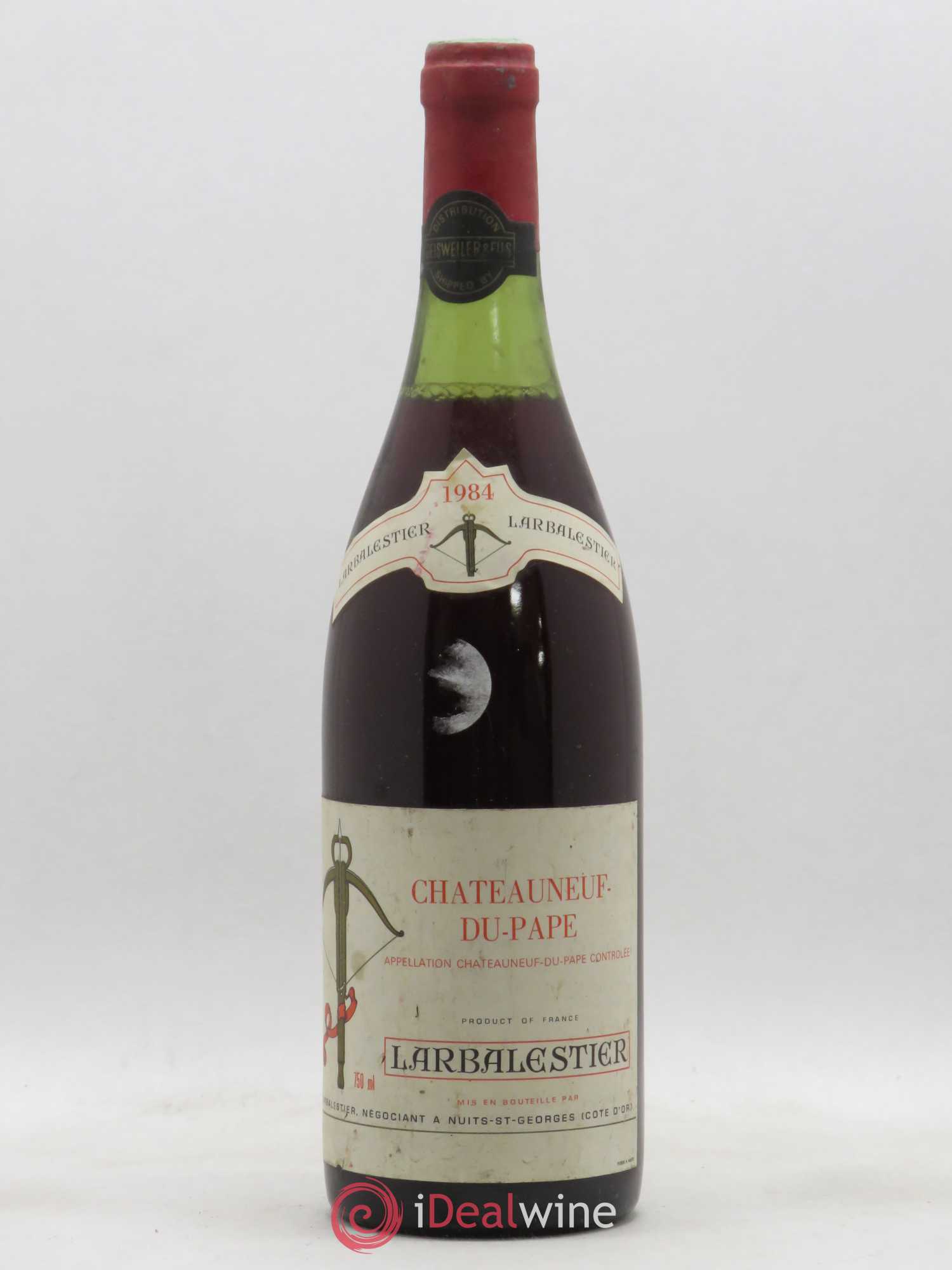 Châteauneuf-du-Pape Larbalestier (sans prix de réserve) 1984 - Posten von 1 Flasche - 0