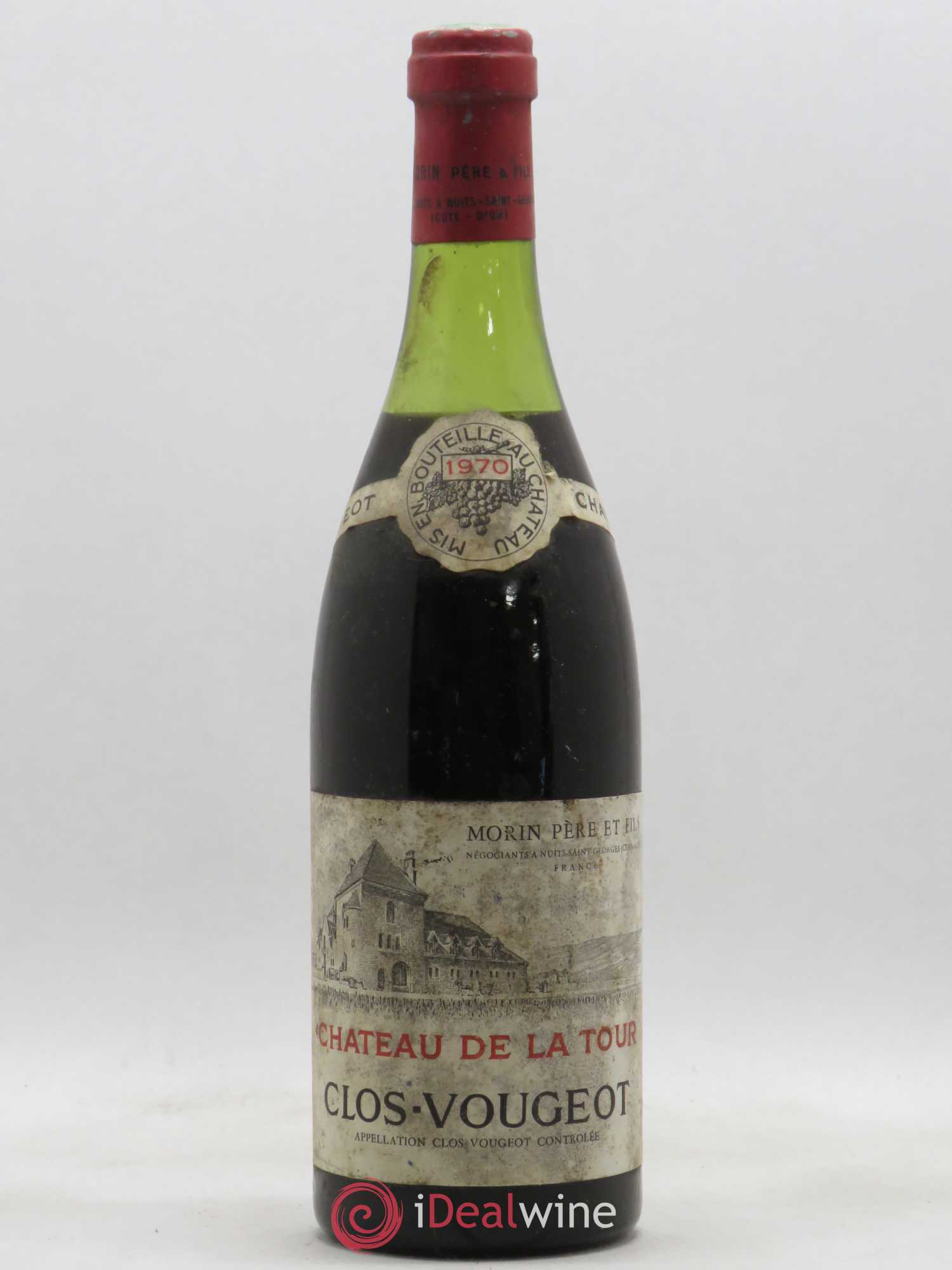 Clos de Vougeot Grand Cru Château de La Tour 1970 - Lot de 1 bouteille - 0