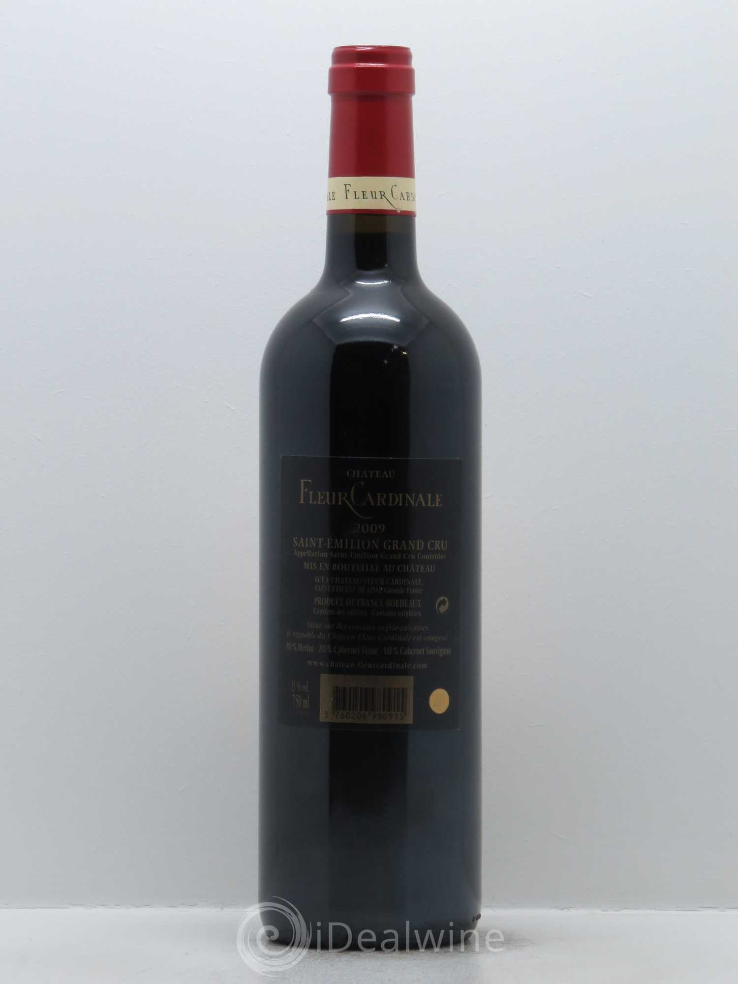 Château Fleur Cardinale Grand Cru Classé 2009 - Lot de 1 bouteille - 1