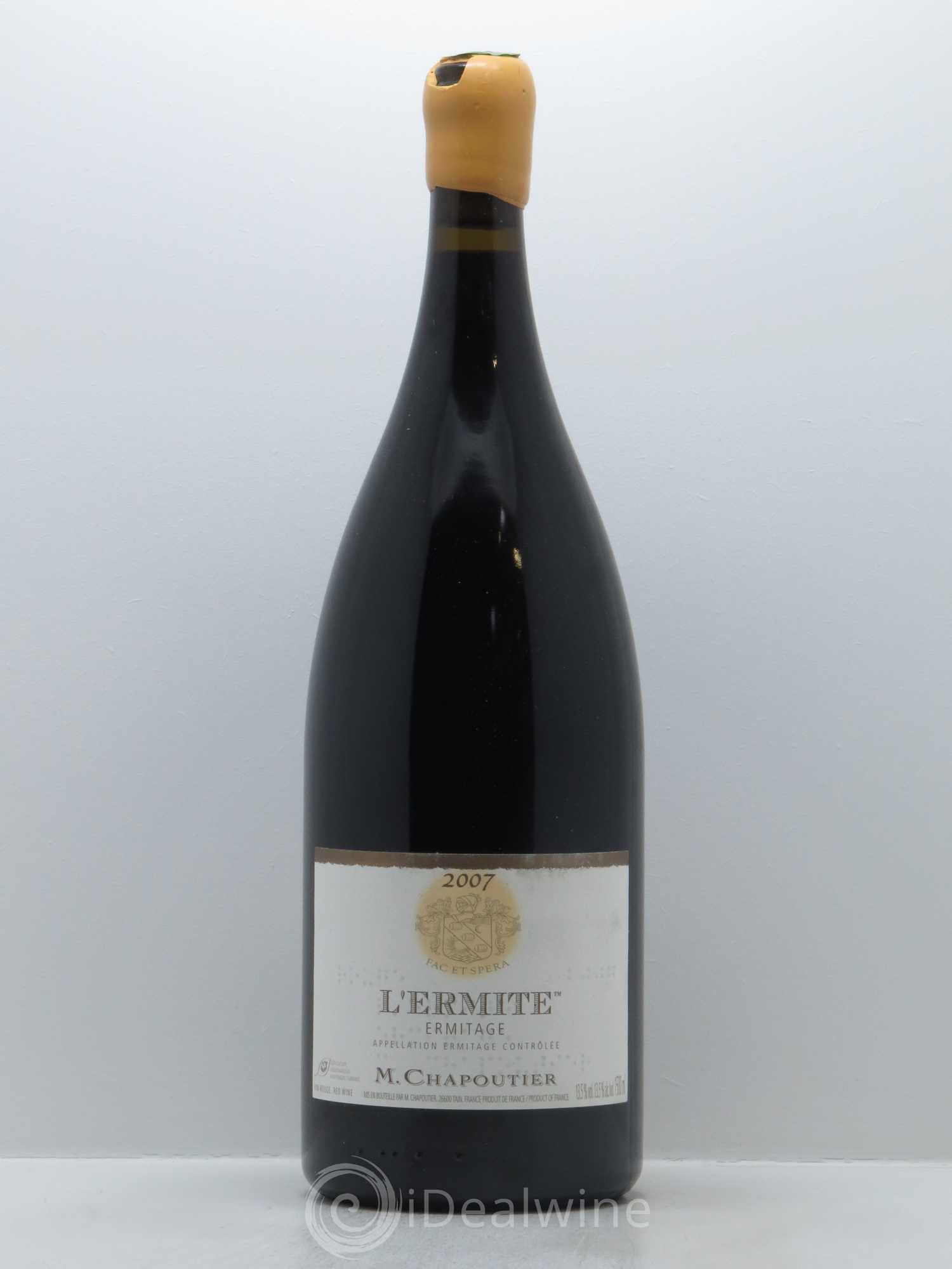 Hermitage Ermitage l'Ermite Chapoutier 2007 - Lot de 1 magnum - 0