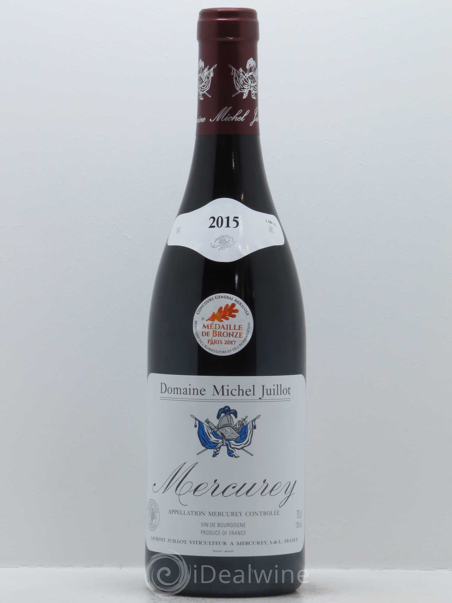 Mercurey Michel Juillot (Domaine) 2015 - Lot de 1 bouteille - 0