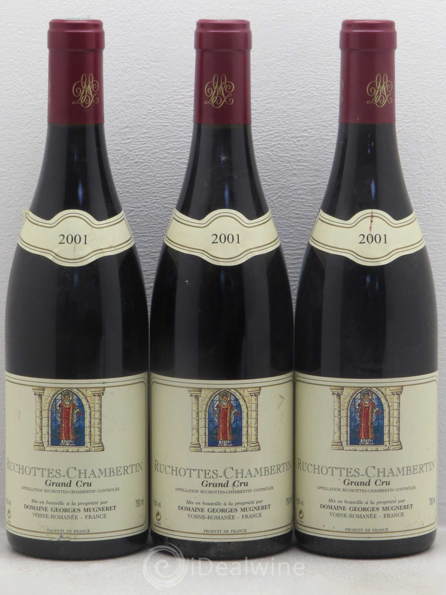 Ruchottes-Chambertin Grand Cru Georges Mugneret (Domaine) 2001 - Lot de 3 bouteilles - 0