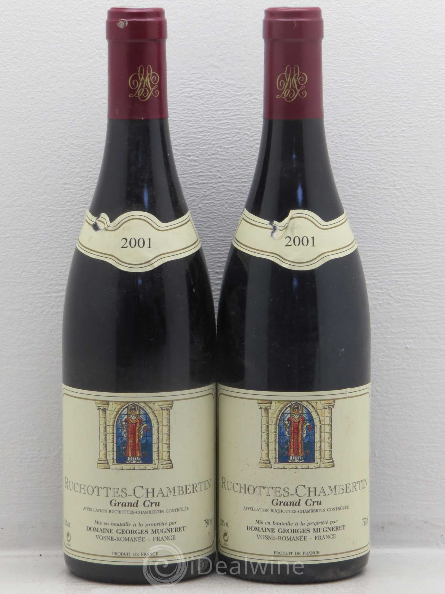 Ruchottes-Chambertin Grand Cru Georges Mugneret (Domaine) 2001 - Lot de 2 bouteilles - 0