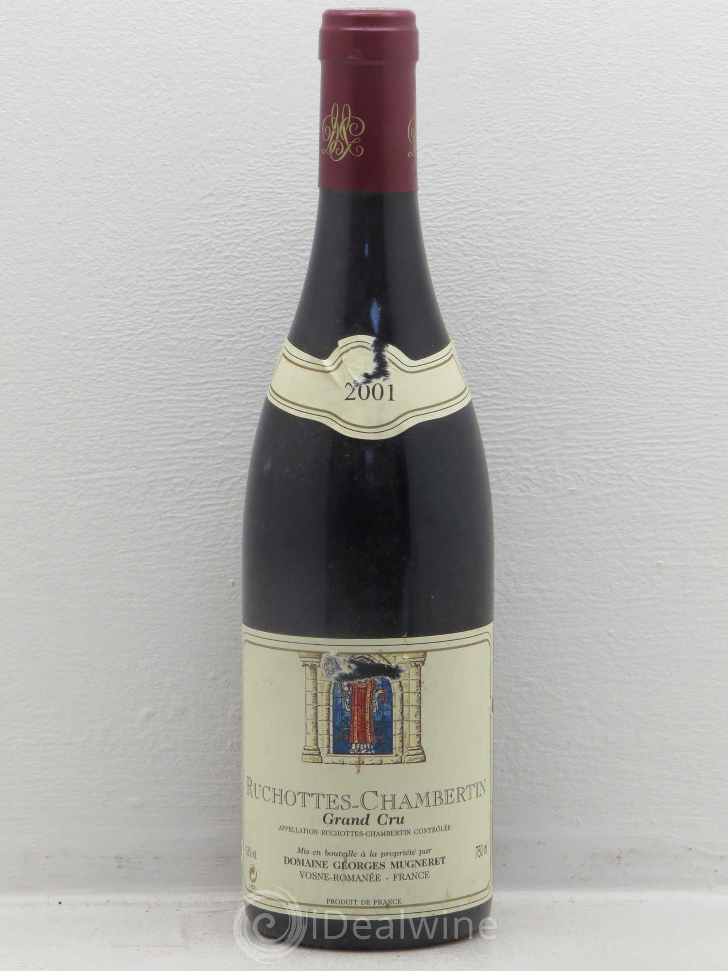 Ruchottes-Chambertin Grand Cru Georges Mugneret (Domaine) 2001 - Lot de 1 bouteille - 0