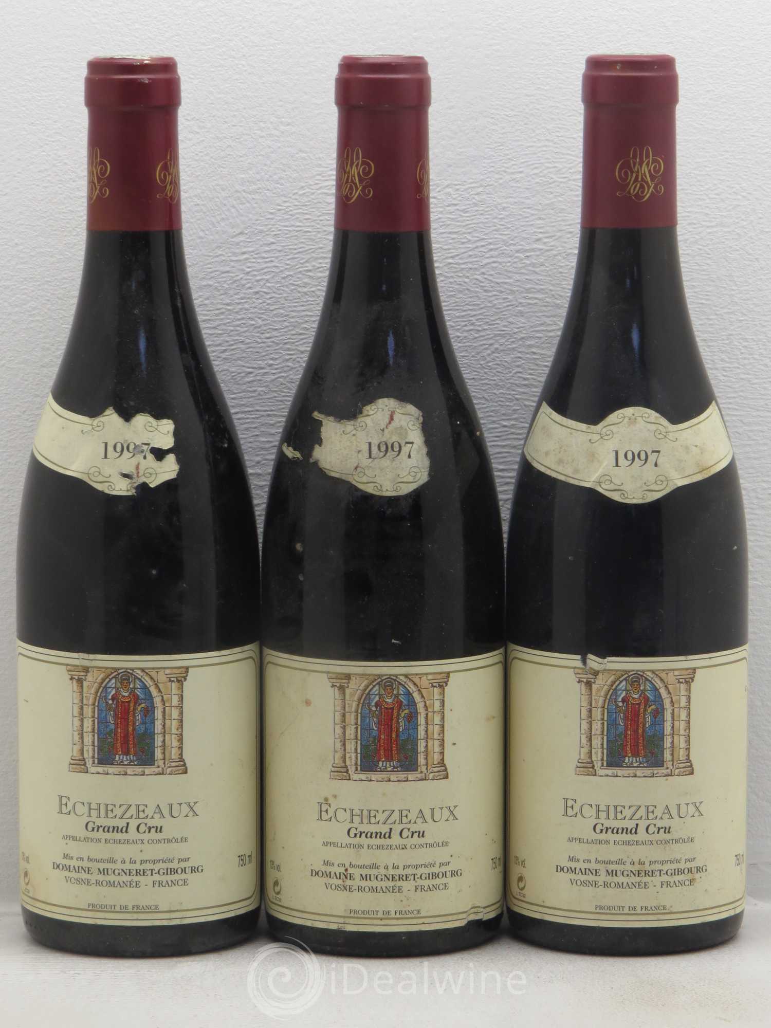 Echezeaux Grand Cru Mugneret-Gibourg (Domaine) 1997 - Lot de 3 bouteilles - 0