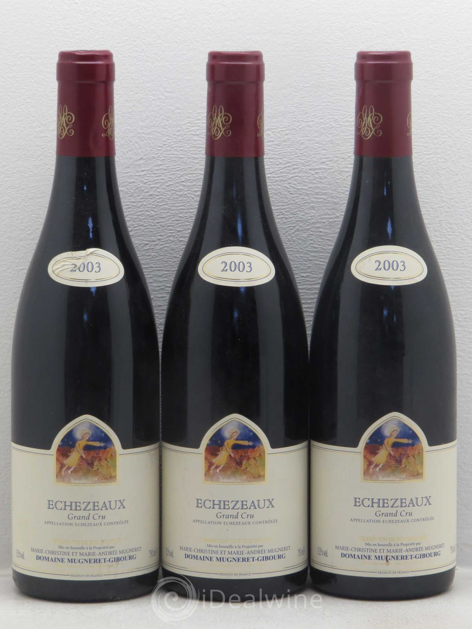 Echezeaux Grand Cru Mugneret-Gibourg (Domaine) 2003 - Lot de 3 bouteilles - 0