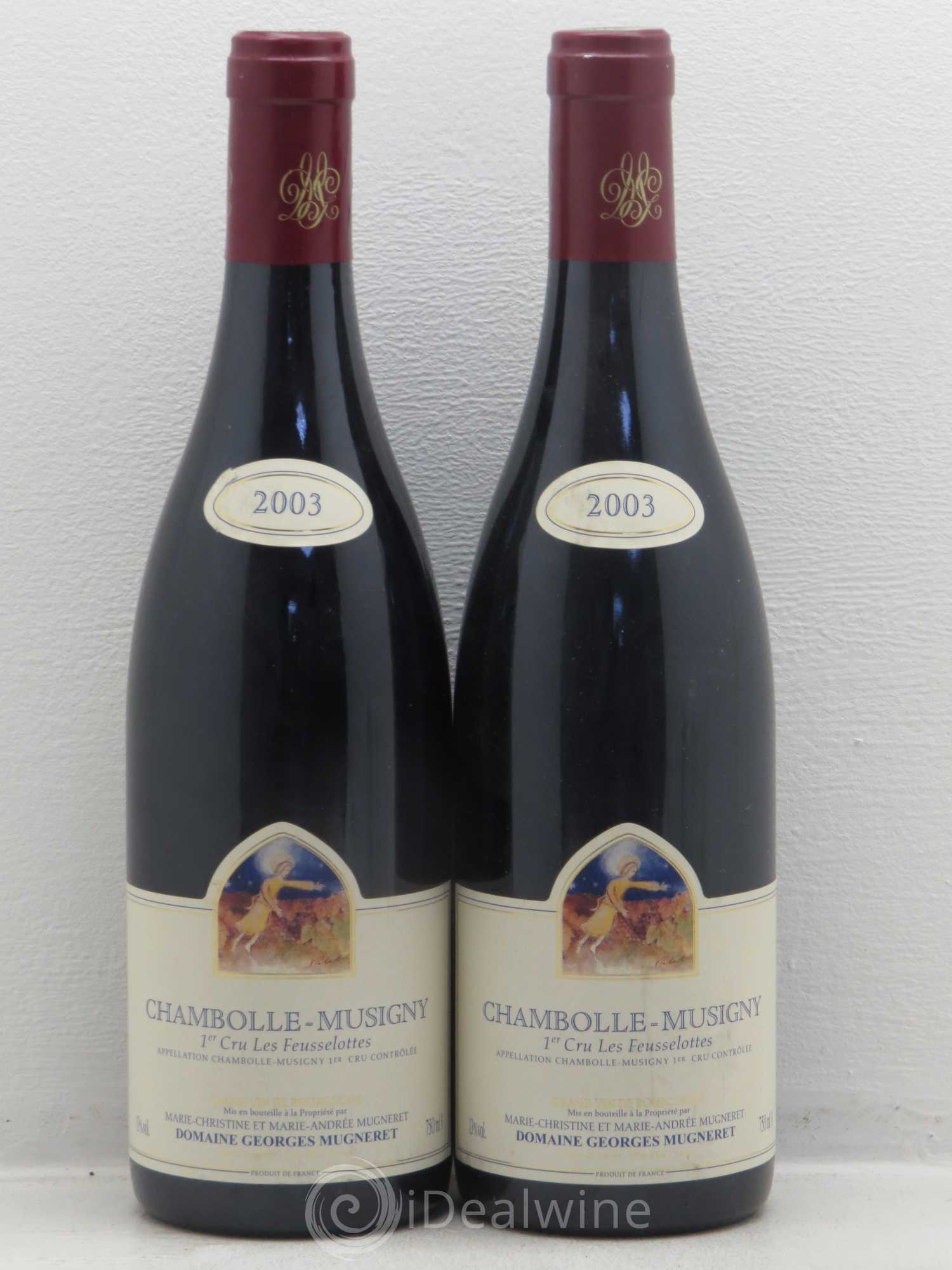Chambolle-Musigny 1er Cru Les Feusselottes Georges Mugneret (Domaine) 2003 - Lot de 2 bouteilles - 0
