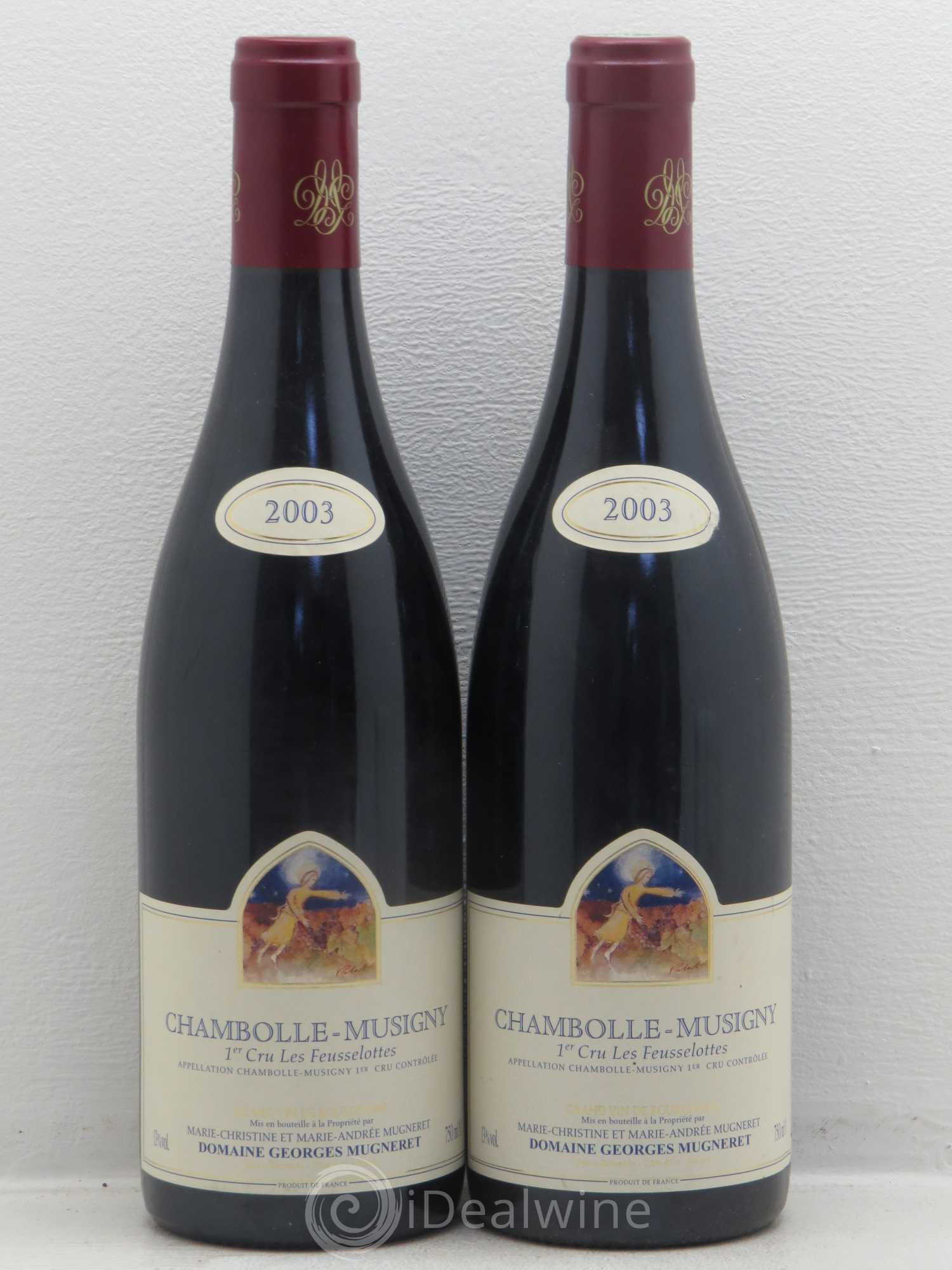 Chambolle-Musigny 1er Cru Les Feusselottes Georges Mugneret (Domaine) 2003 - Lot de 2 bouteilles - 0
