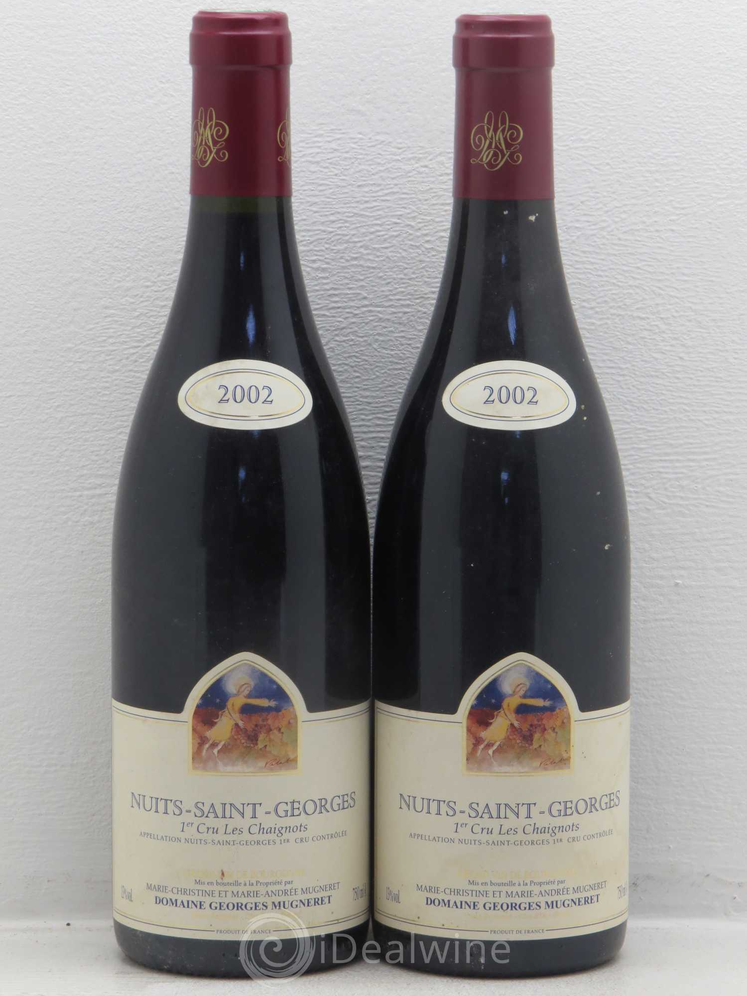 Nuits-Saint-Georges 1er Cru Les Chaignots Georges Mugneret (Domaine) 2002 - Lot de 4 bouteilles - 2