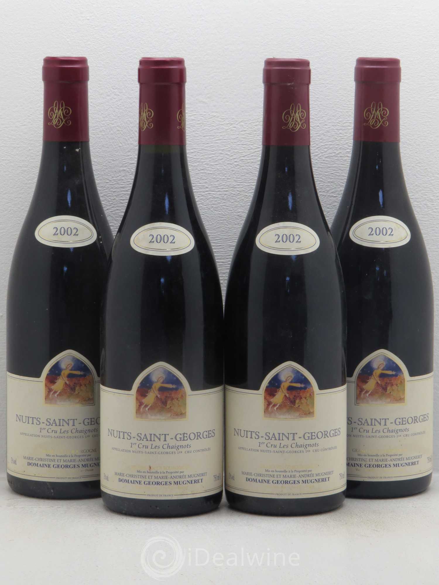 Nuits-Saint-Georges 1er Cru Les Chaignots Georges Mugneret (Domaine) 2002 - Lot de 4 bouteilles - 0