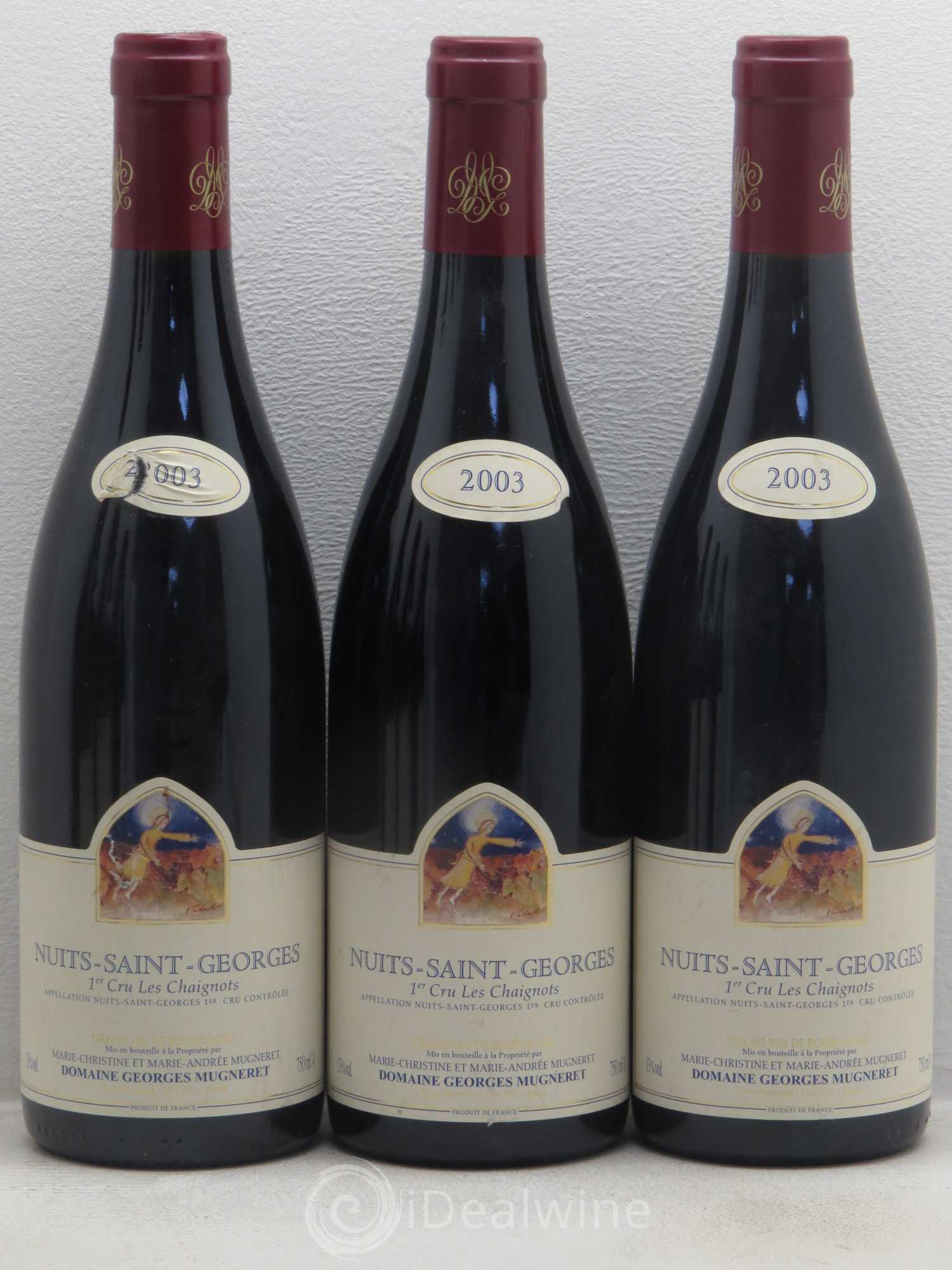 Nuits-Saint-Georges 1er Cru Les Chaignots Georges Mugneret (Domaine) 2003 - Lot de 6 bouteilles - 1
