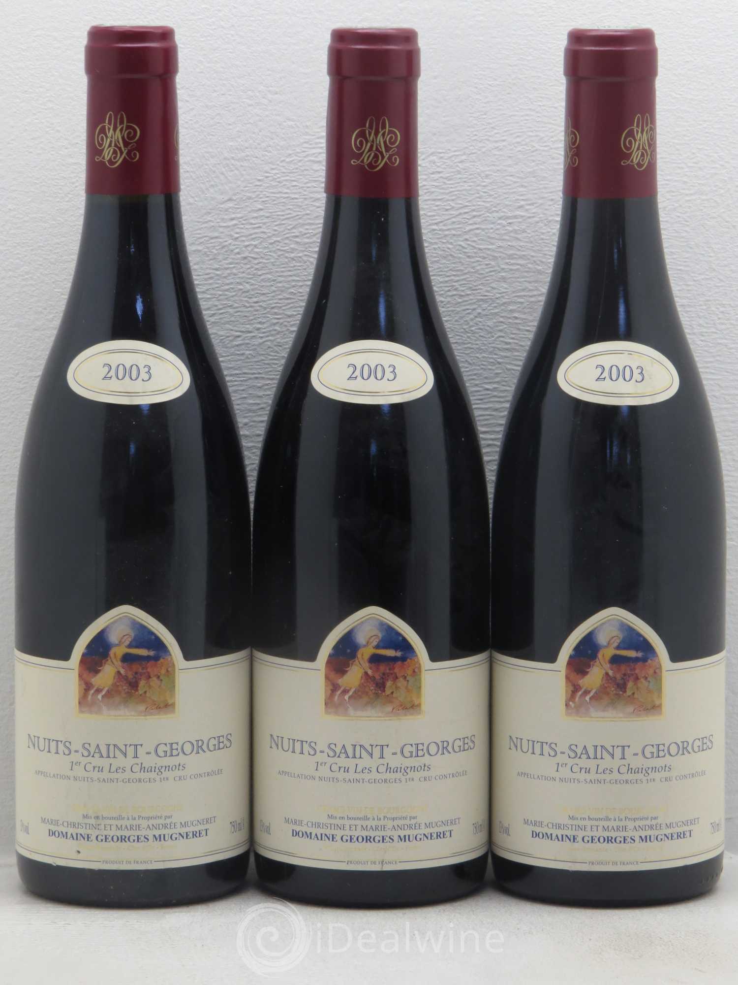 Nuits-Saint-Georges 1er Cru Les Chaignots Georges Mugneret (Domaine) 2003 - Lot de 6 bouteilles - 2