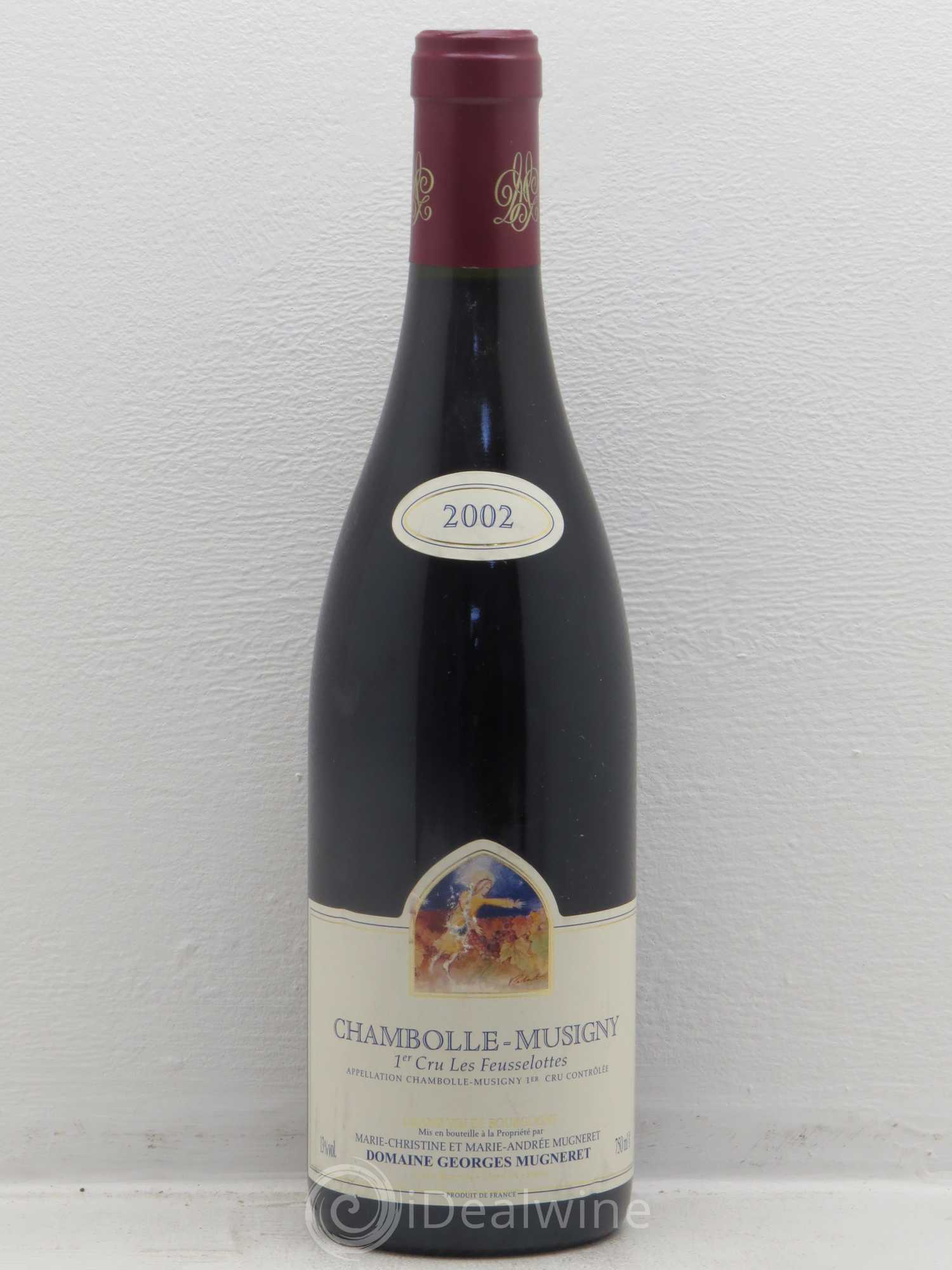 Chambolle-Musigny 1er Cru Les Feusselottes Georges Mugneret (Domaine) 2002 - Lot de 1 bouteille - 0