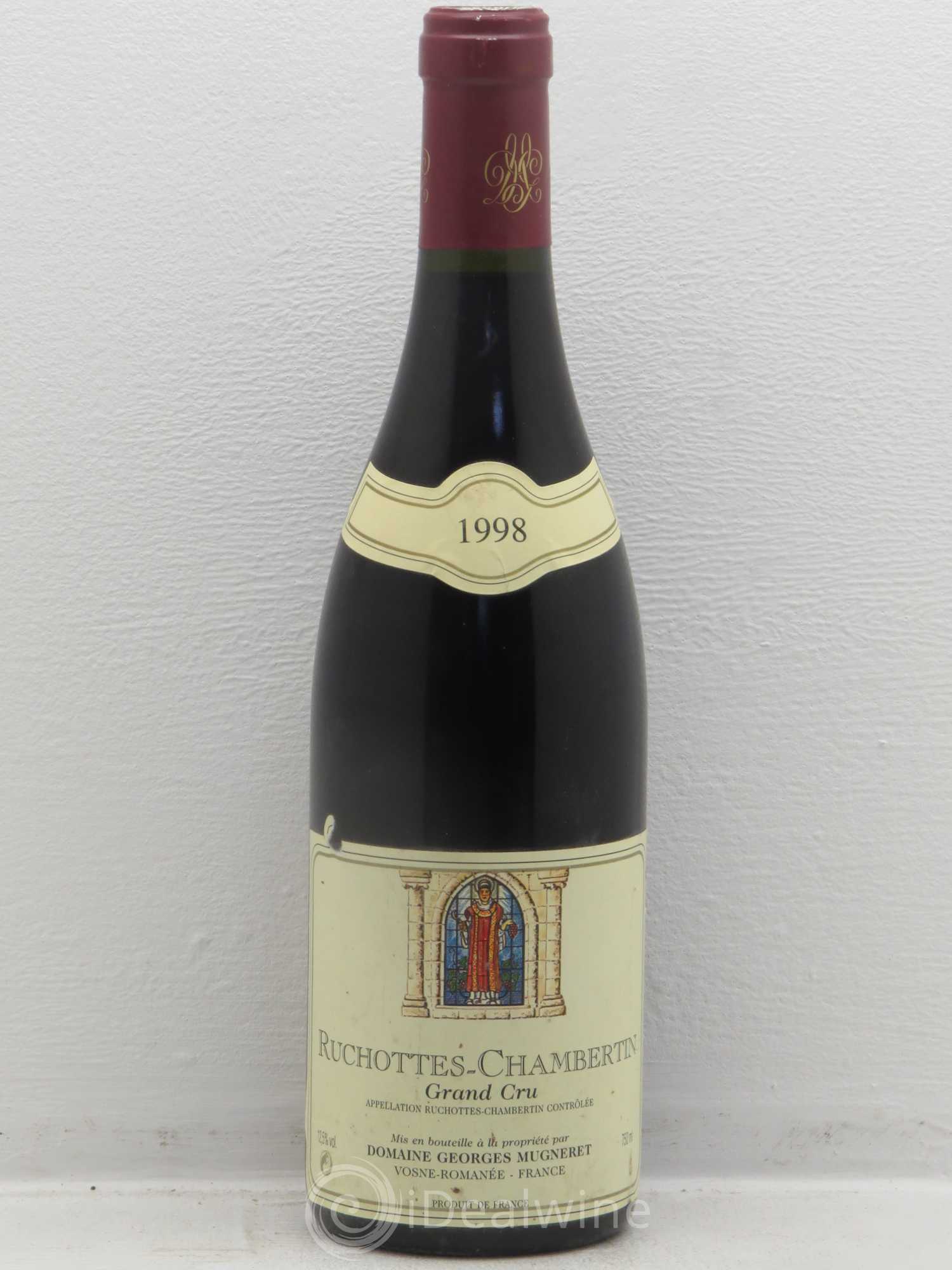 Ruchottes-Chambertin Grand Cru Georges Mugneret (Domaine) 1998 - Lot de 1 bouteille - 0