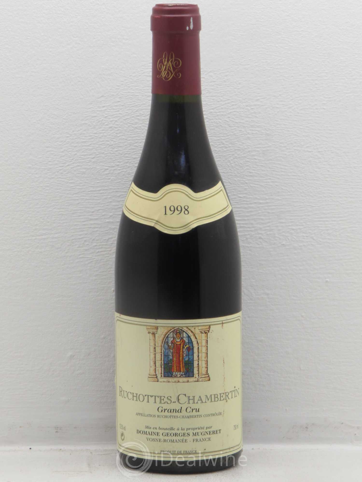 Ruchottes-Chambertin Grand Cru Georges Mugneret (Domaine) 1998 - Lot de 1 bouteille - 0
