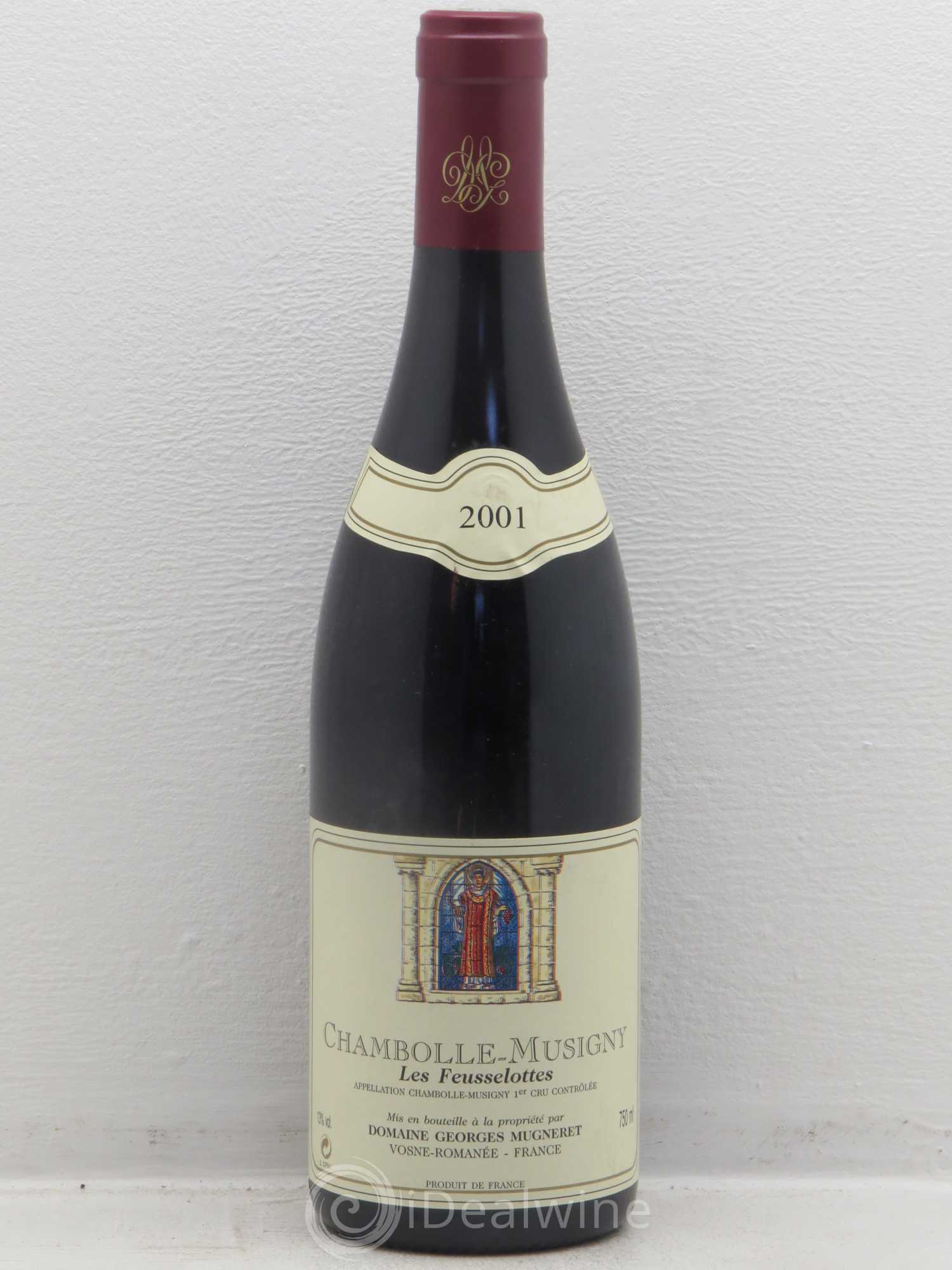 Chambolle-Musigny 1er Cru Les Feusselottes Georges Mugneret (Domaine) 2001 - Lot de 1 bouteille - 0