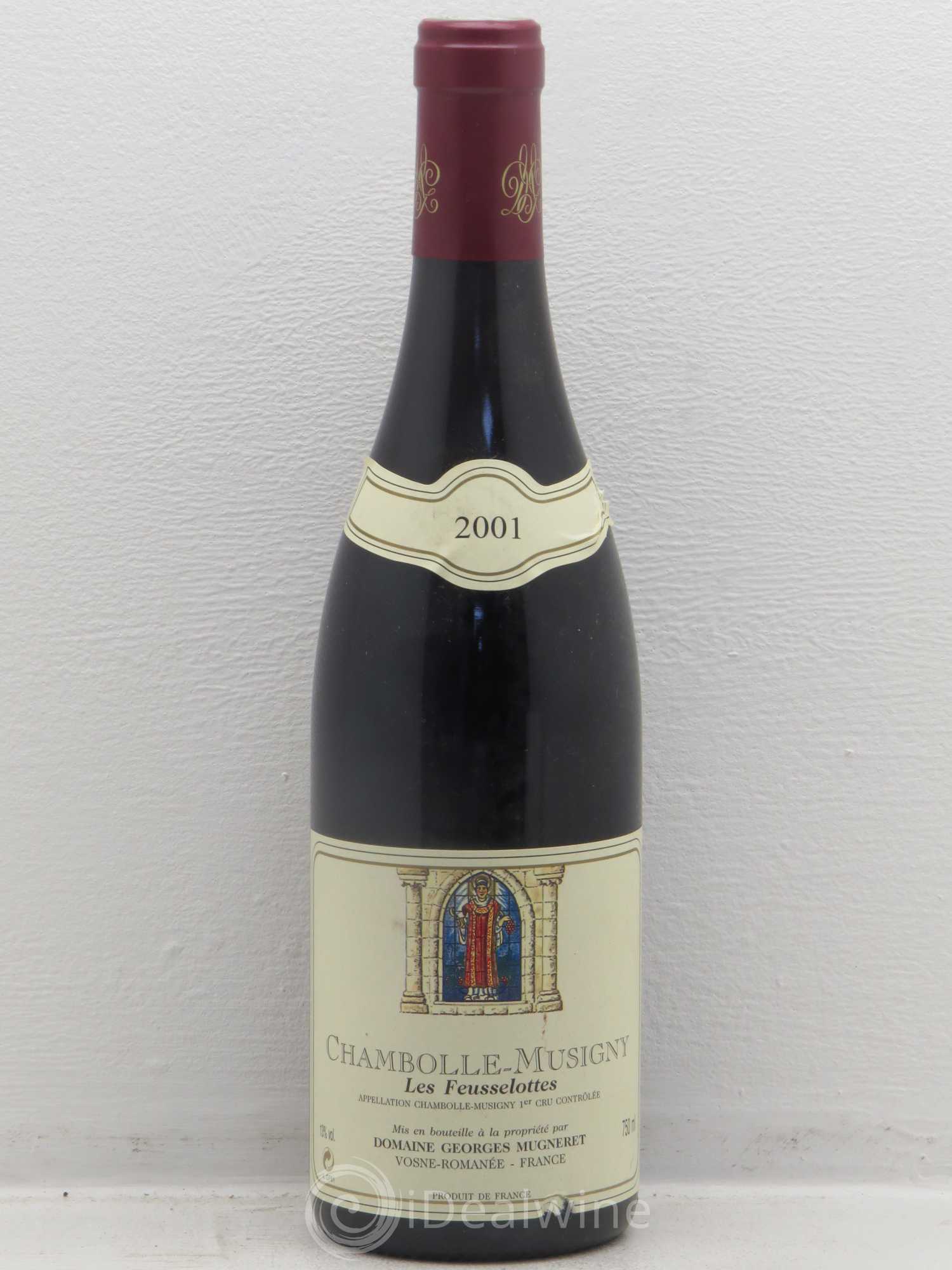 Chambolle-Musigny 1er Cru Les Feusselottes Georges Mugneret (Domaine) 2001 - Lot de 1 bouteille - 0