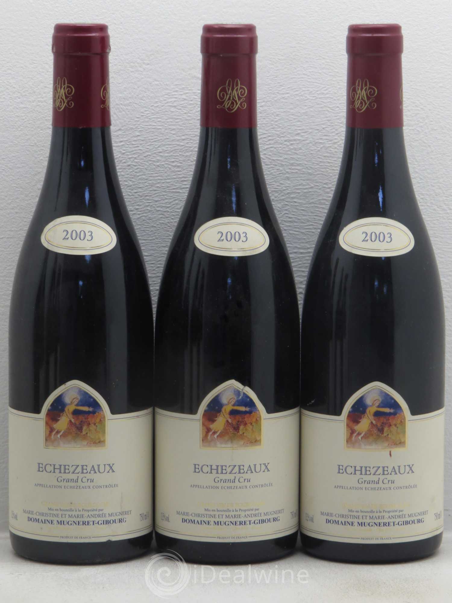 Echezeaux Grand Cru Mugneret-Gibourg (Domaine) 2003 - Lot de 6 bouteilles - 1