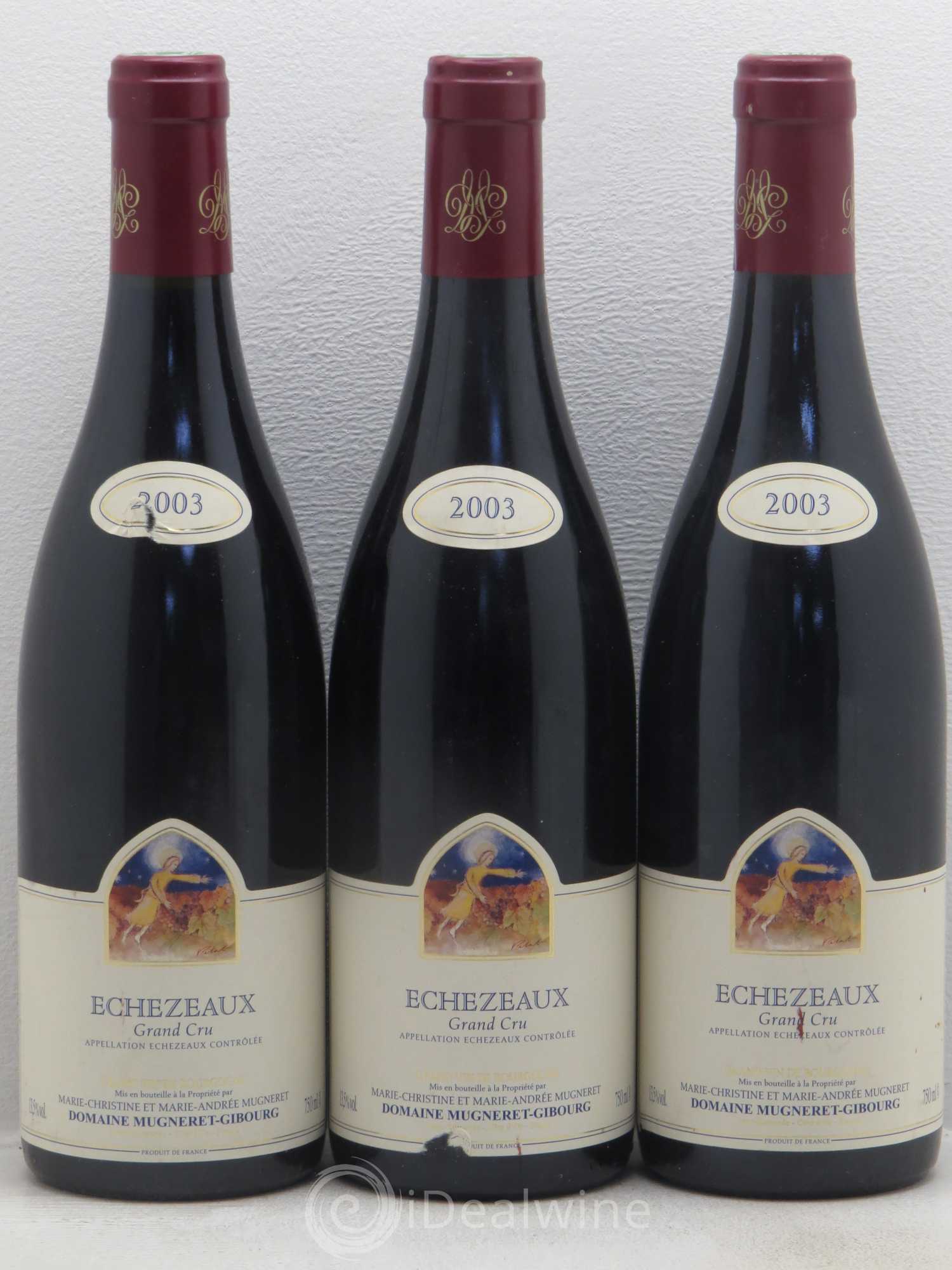 Echezeaux Grand Cru Mugneret-Gibourg (Domaine) 2003 - Lot de 6 bouteilles - 2