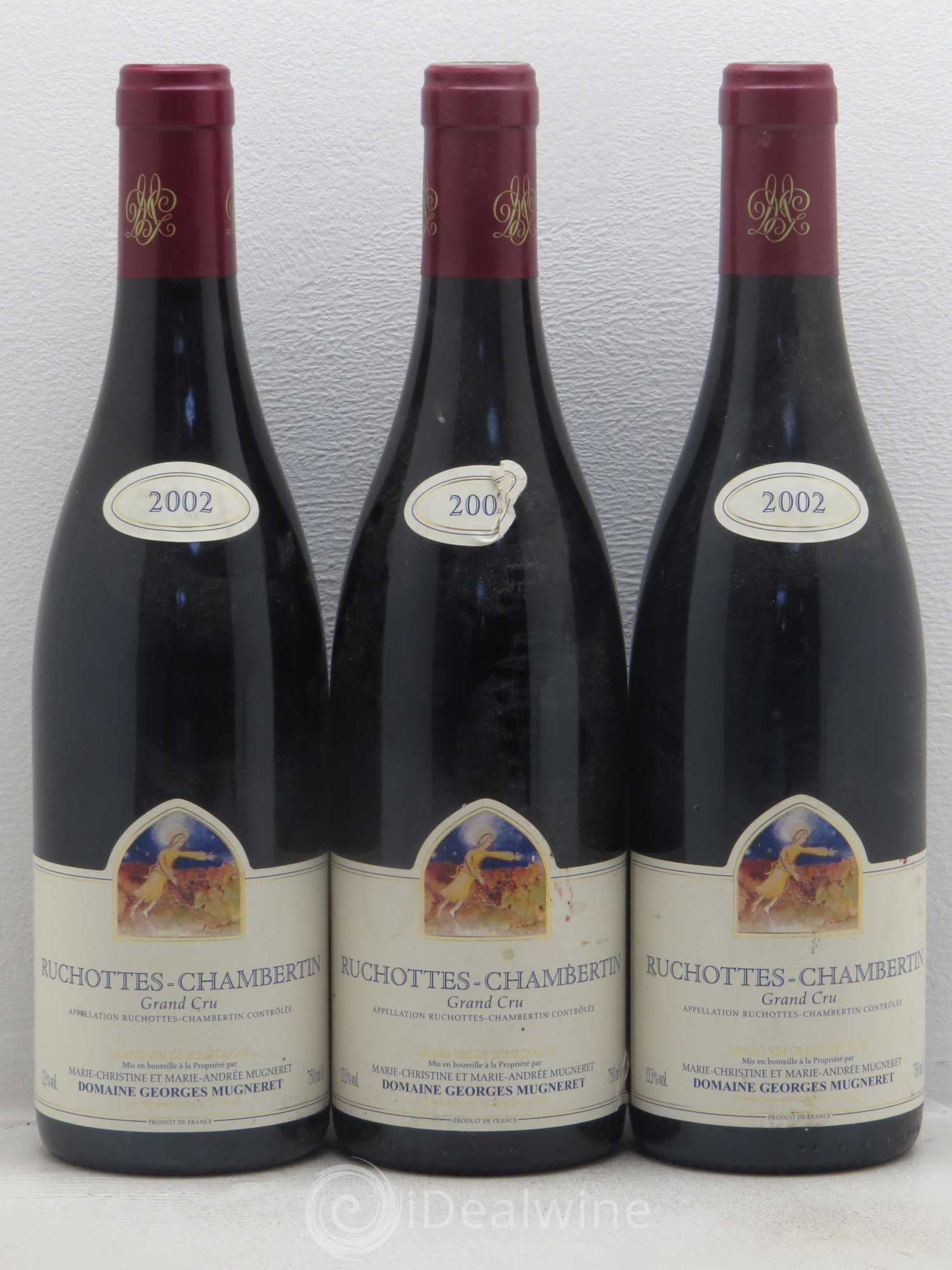 Ruchottes-Chambertin Grand Cru Georges Mugneret (Domaine) 2002 - Lot de 3 bouteilles - 0