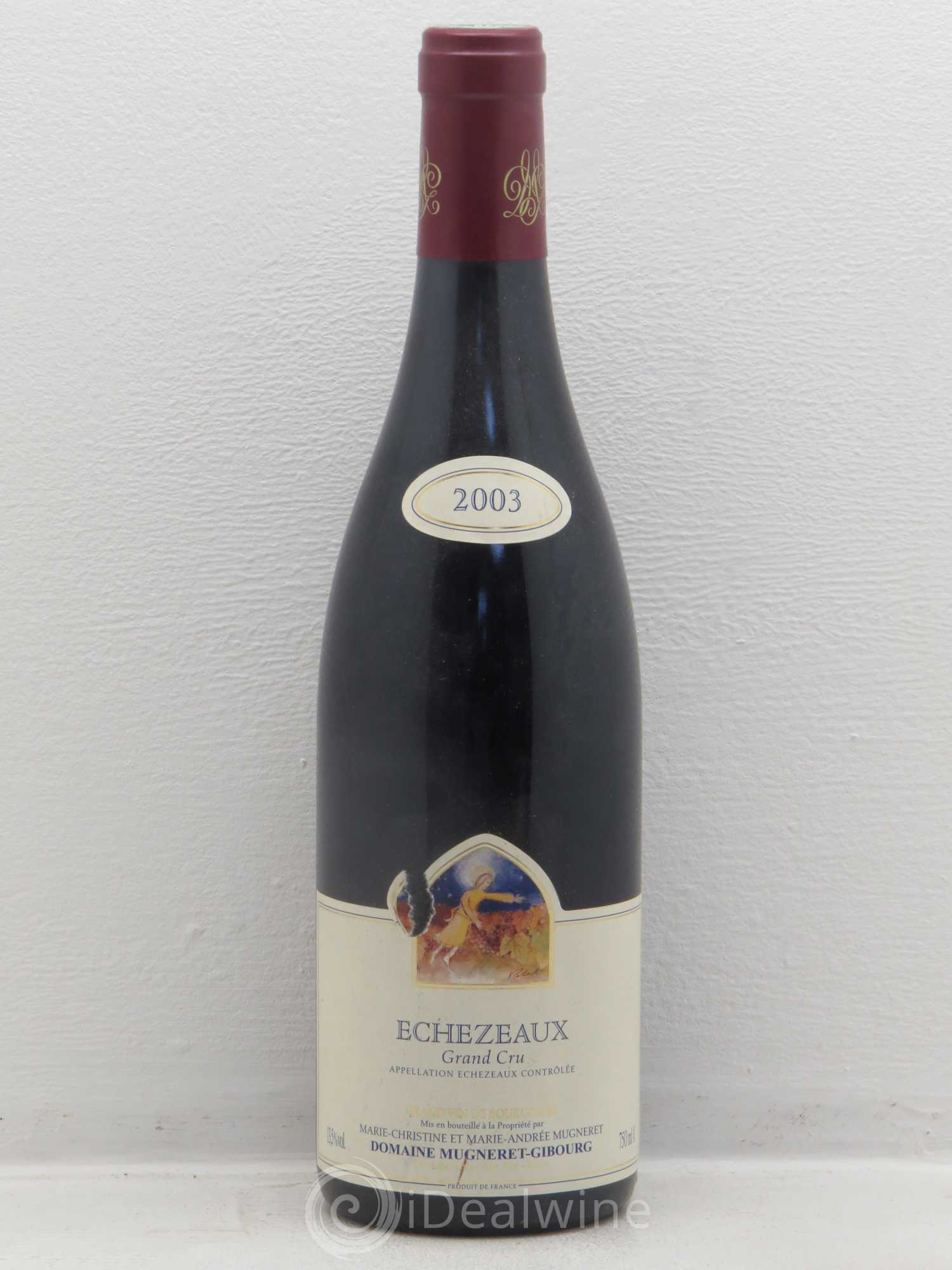 Echezeaux Grand Cru Mugneret-Gibourg (Domaine) 2003 - Lot de 1 bouteille - 0