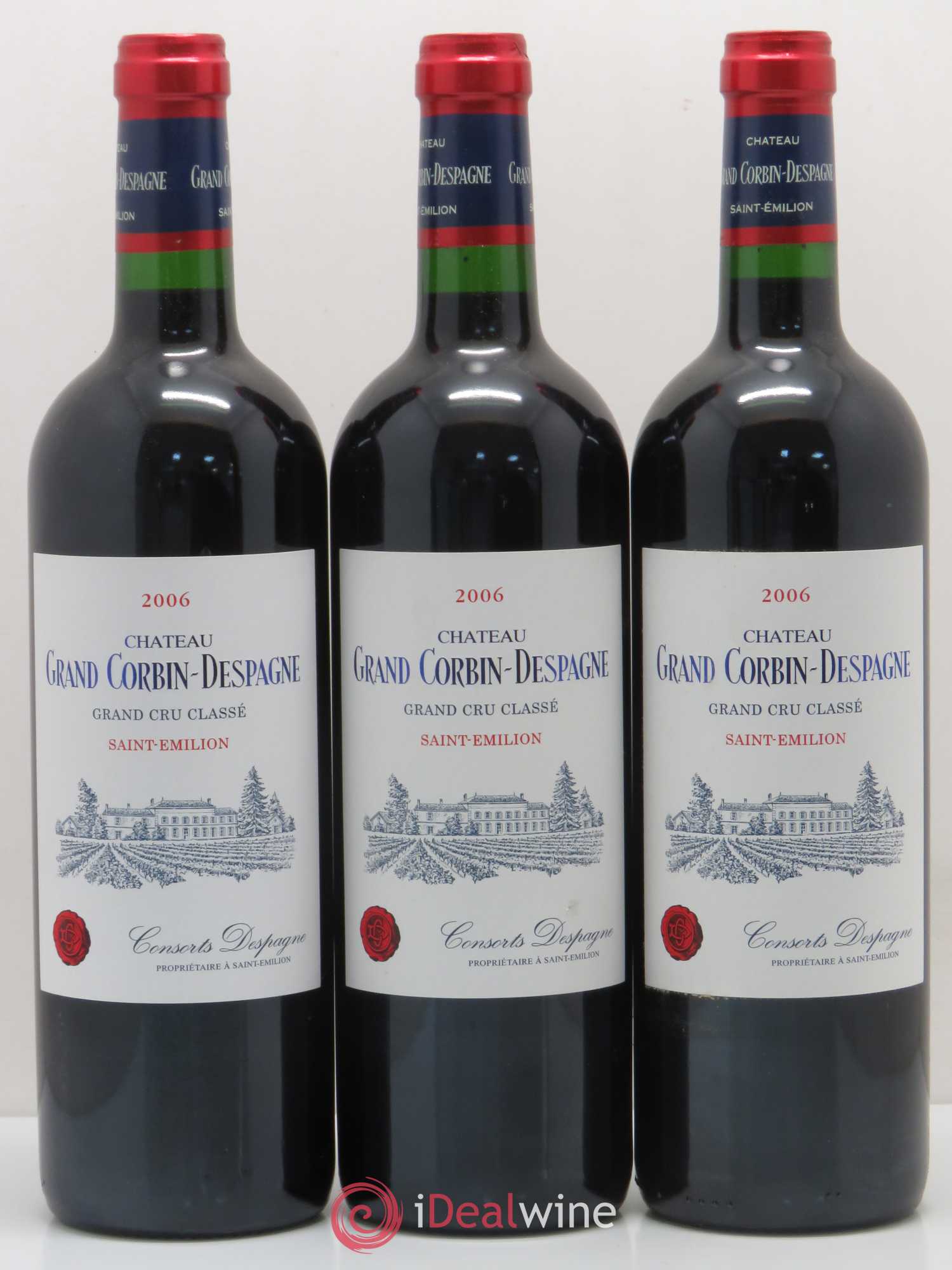 Château Grand Corbin Despagne Grand Cru Classé 2006 - Lot de 12 bouteilles - 4