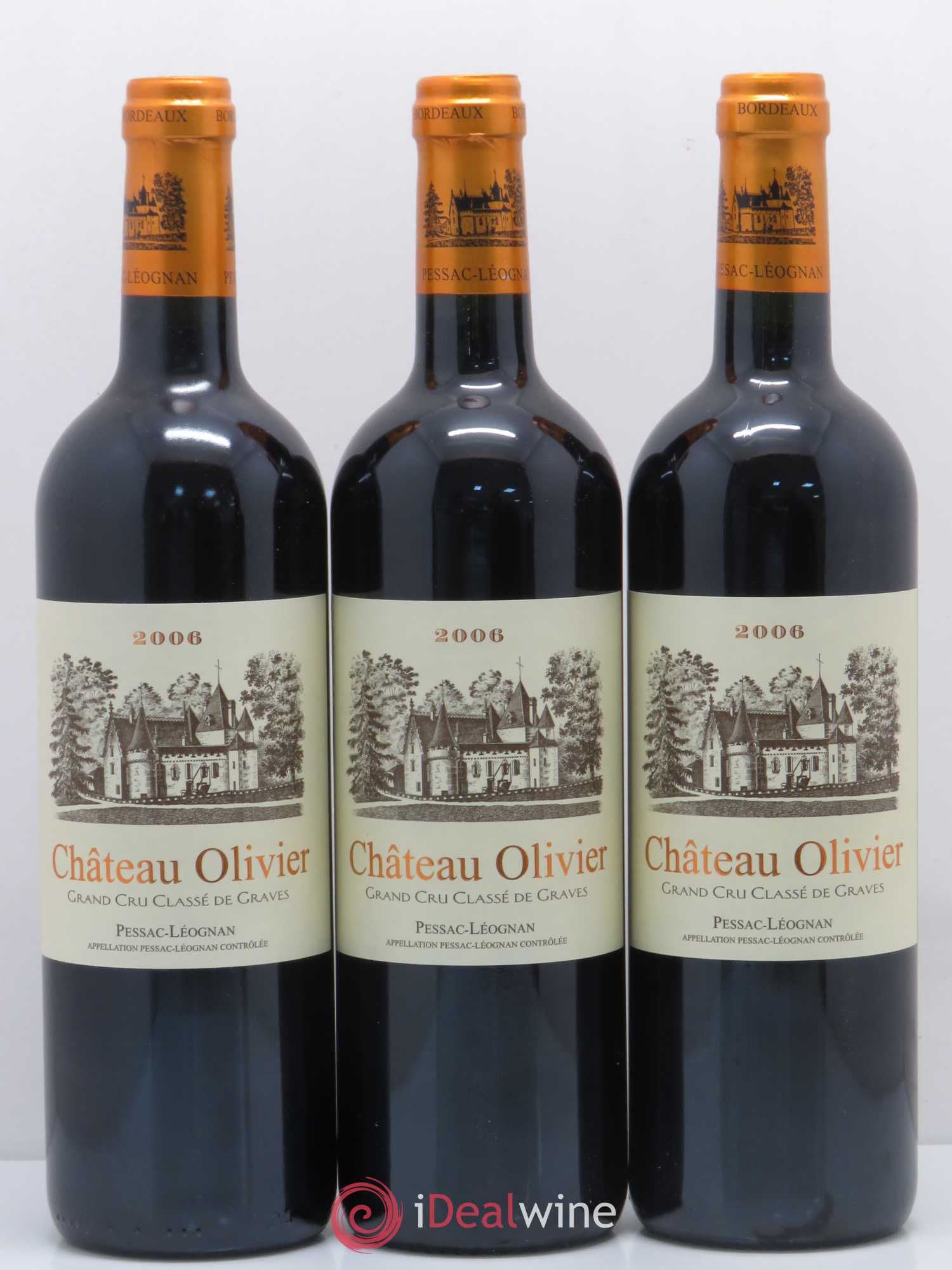 Château Olivier Cru Classé de Graves 2006 - Lot de 12 bouteilles - 1