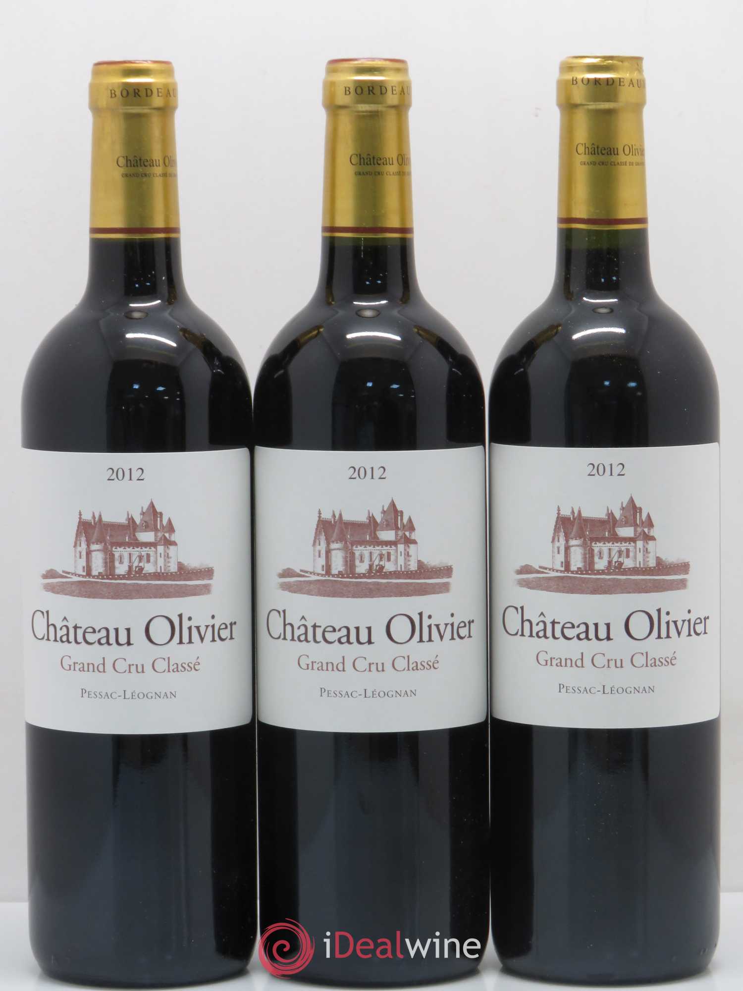 Château Olivier Cru Classé de Graves 2012 - Lot de 12 bouteilles - 1