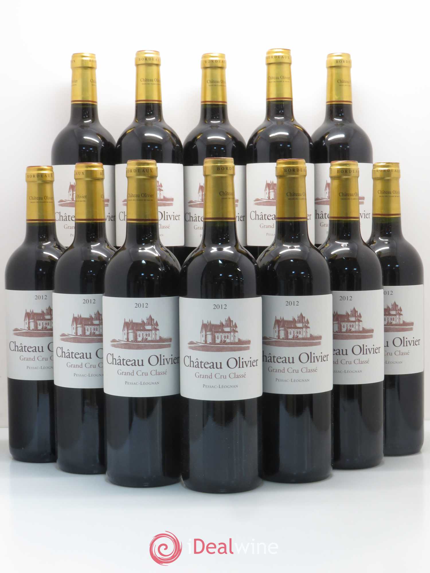 Château Olivier Cru Classé de Graves 2012 - Lot de 12 bouteilles - 0