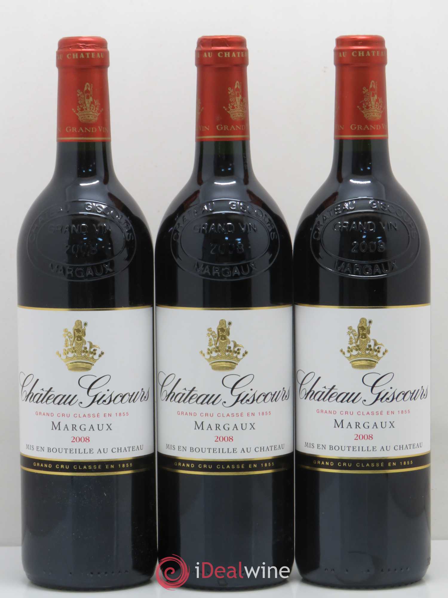 Château Giscours 3ème Grand Cru Classé 2008 - Lot de 12 bouteilles - 1
