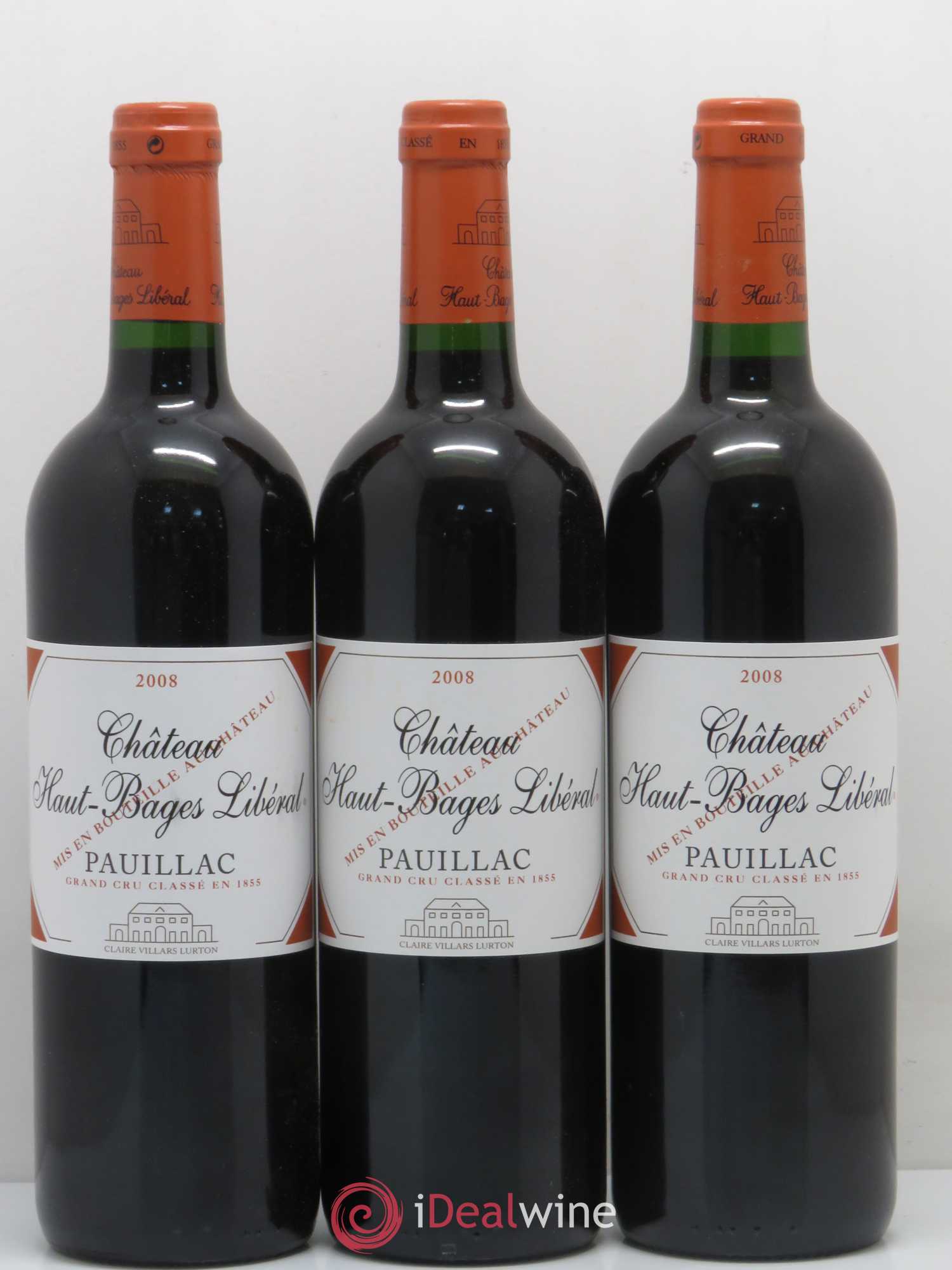 Château Haut Bages Libéral 5ème Grand Cru Classé 2008 - Lot de 12 bouteilles - 2
