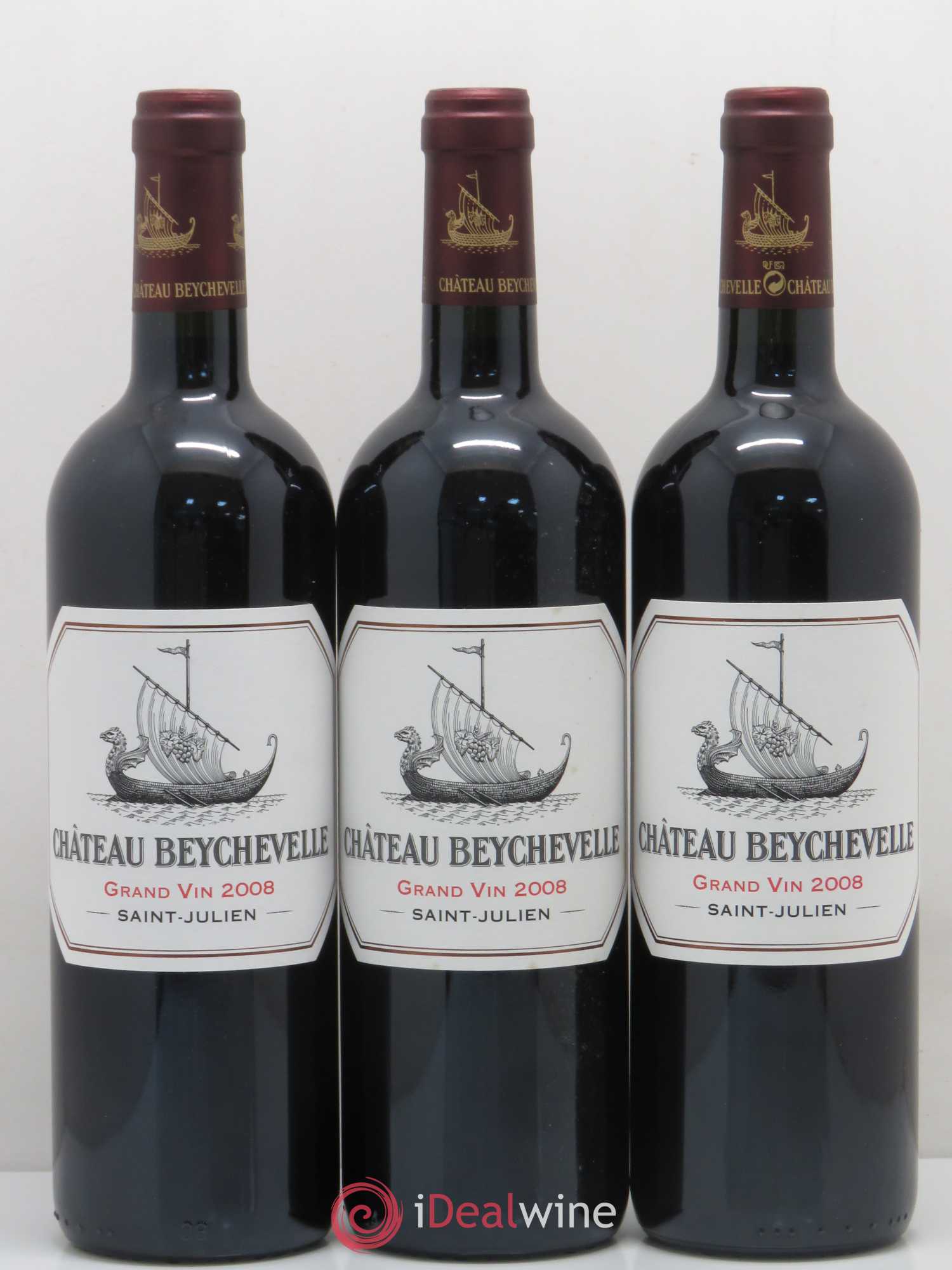 Château Beychevelle 4ème Grand Cru Classé 2008 - Lot de 12 bouteilles - 1